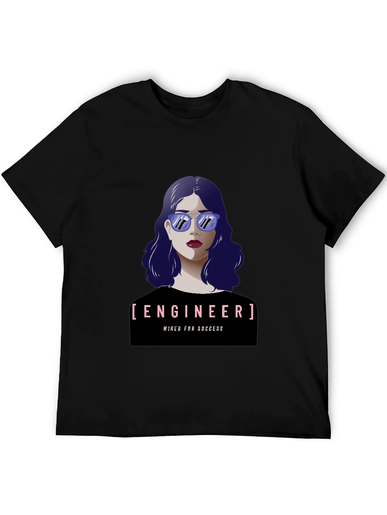 Engineer Woman Graphic Tee - Wired For Success