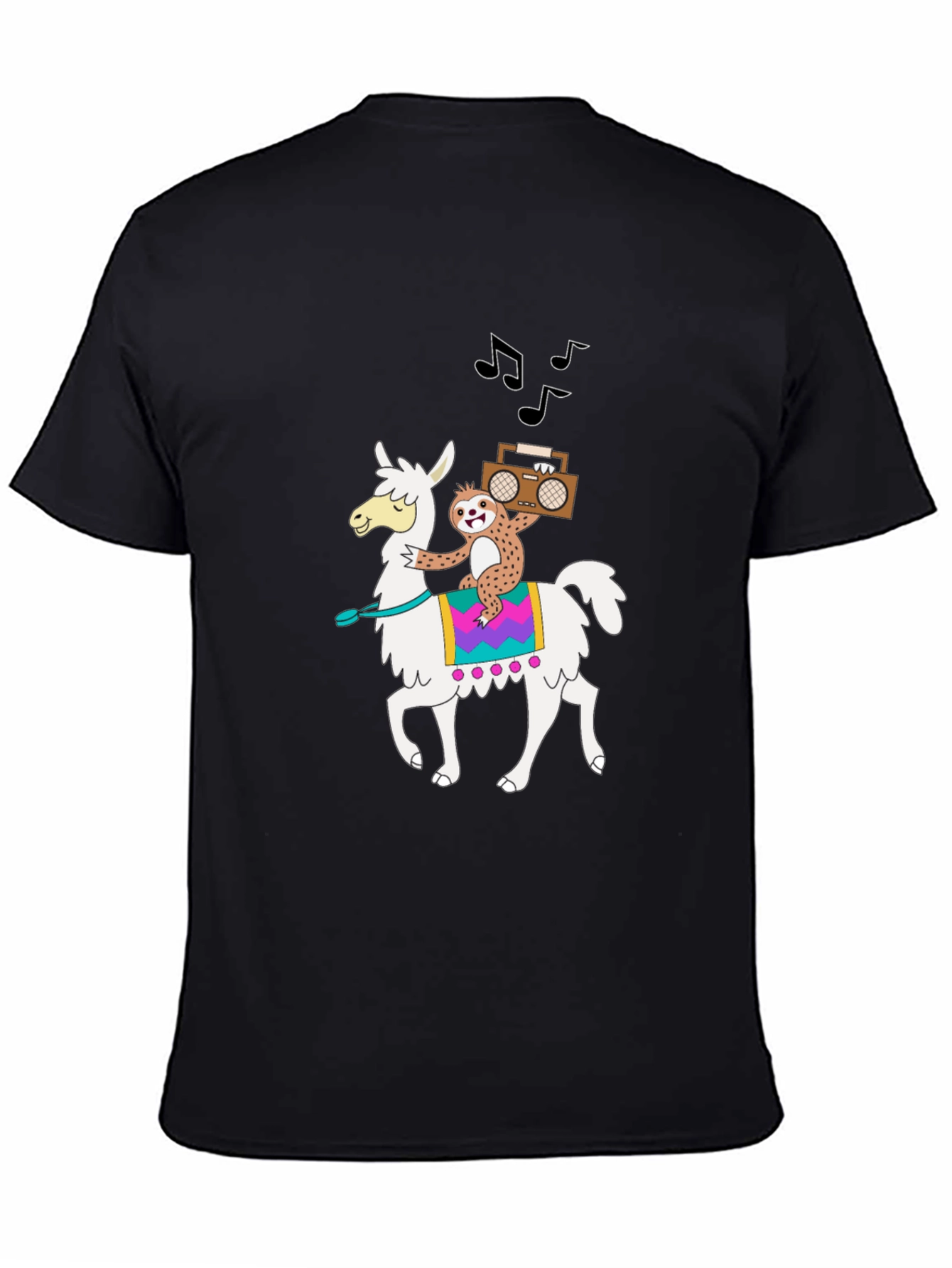 Llama & Sloth T-Shirt - Cute Cartoon Graphic Tee