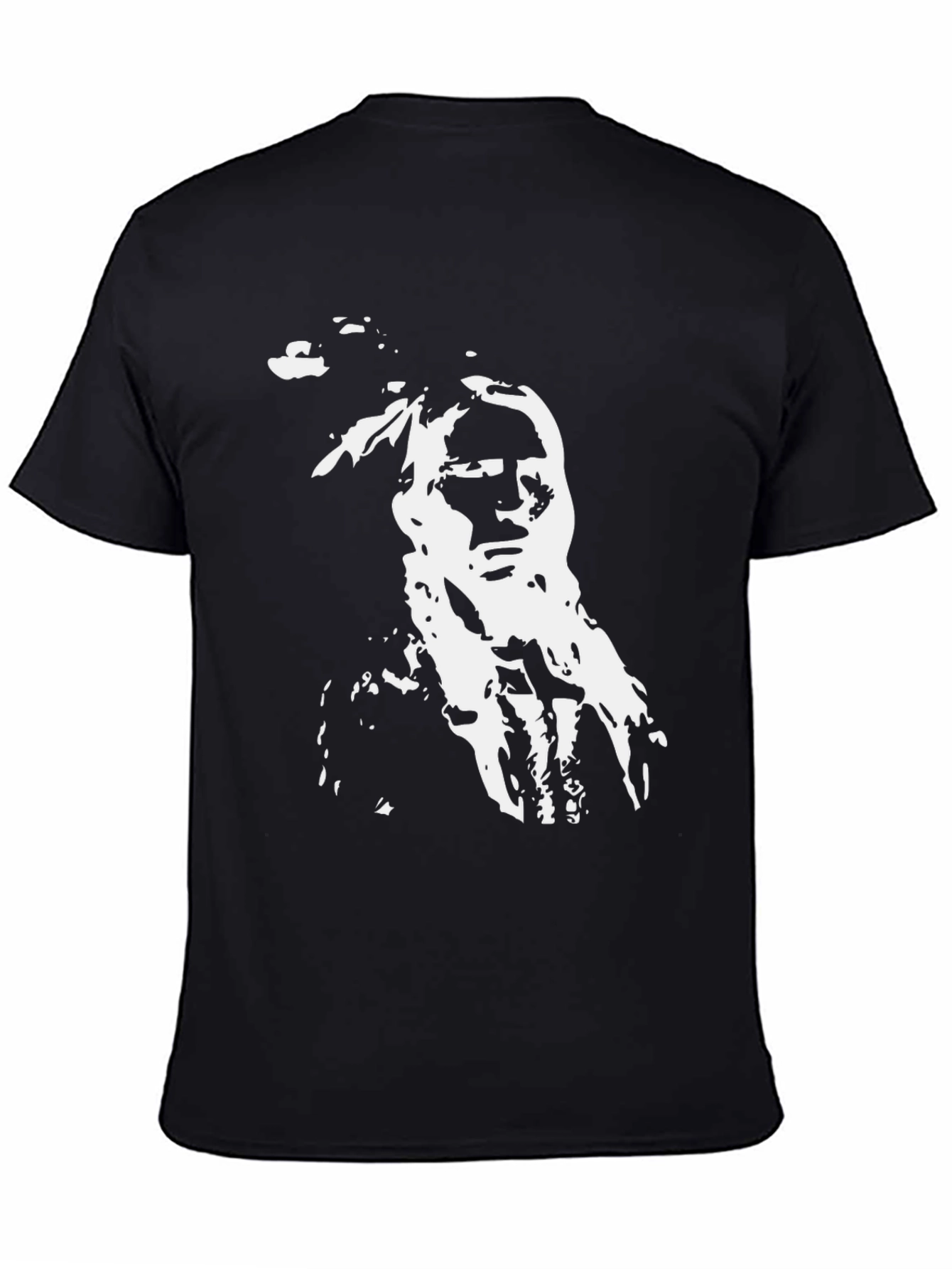 Native American Graphic Print T-Shirt