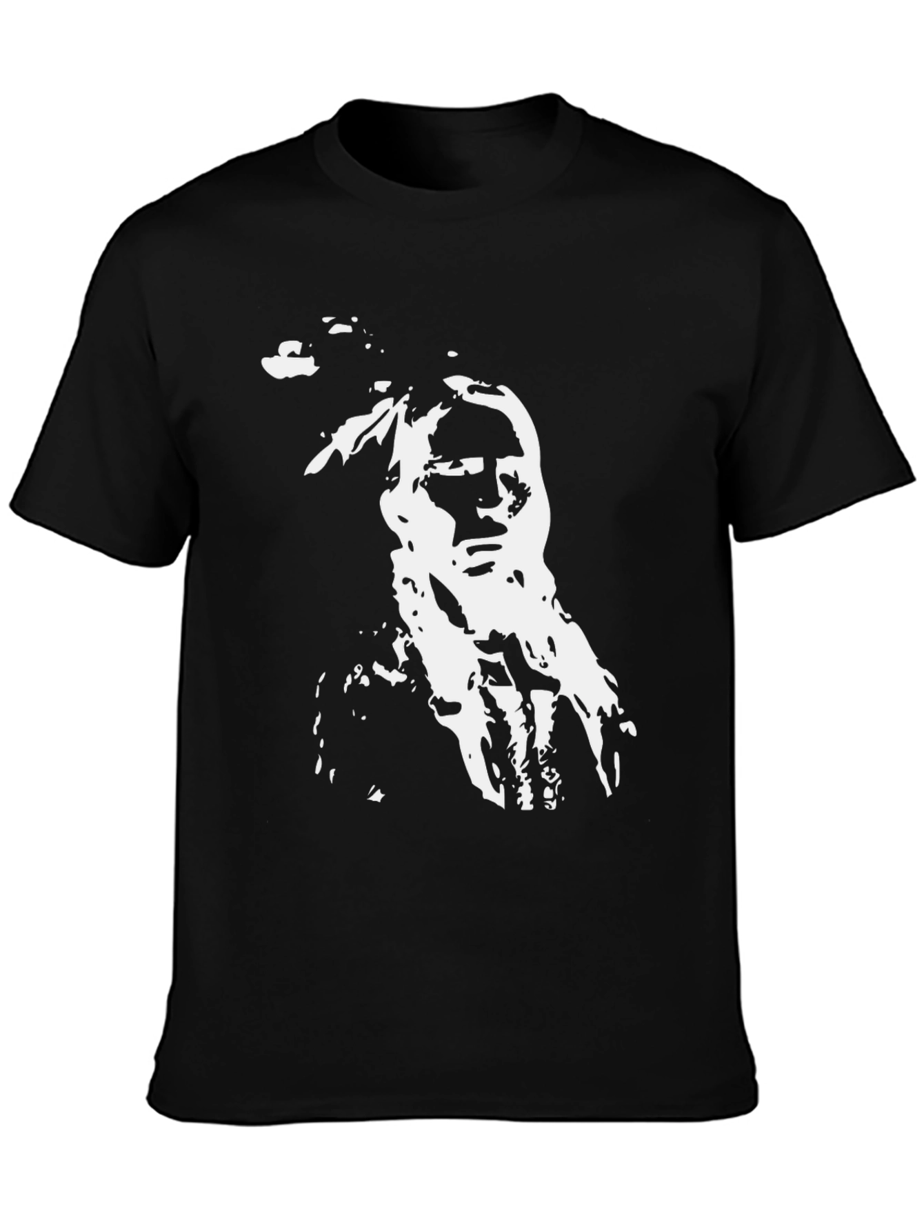 Native American Graphic Print T-Shirt