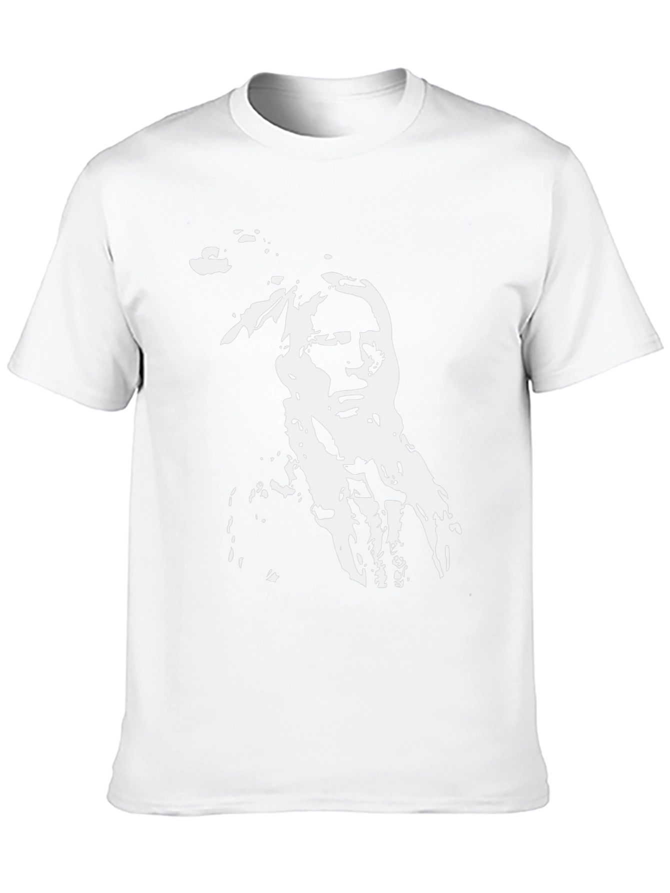 Native American Graphic Print T-Shirt
