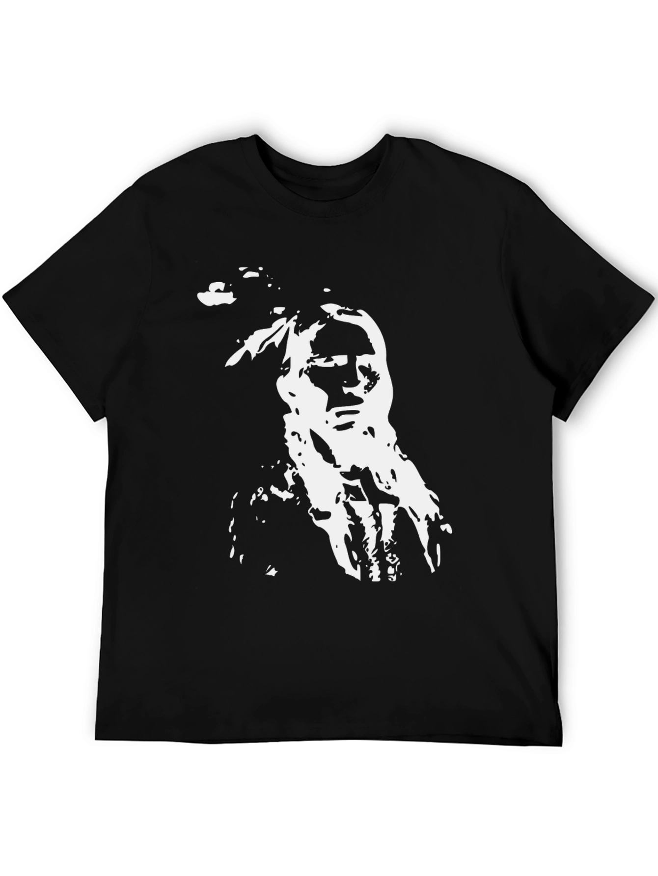 Native American Graphic Print T-Shirt