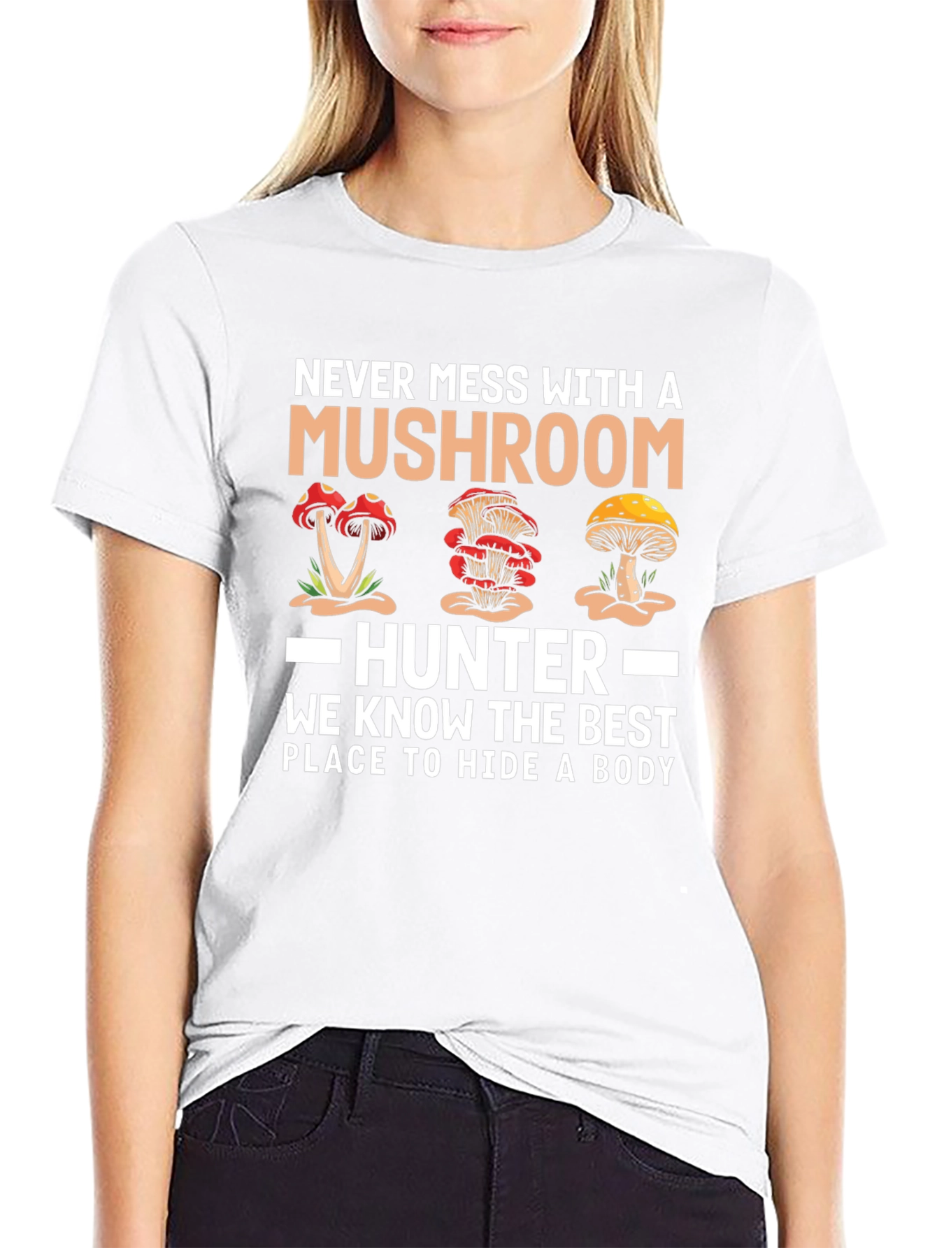 Mushroom Hunter T-Shirt - Funny Graphic Tee