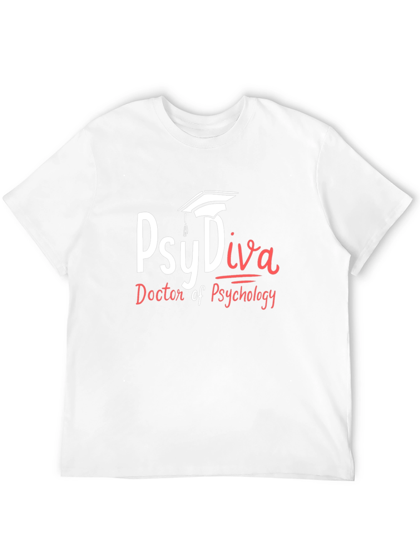 PsyDiva Doctor of Psychology T-Shirt - Black