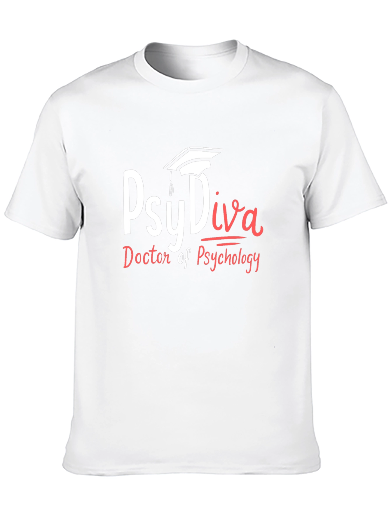 PsyDiva Doctor of Psychology T-Shirt - Black
