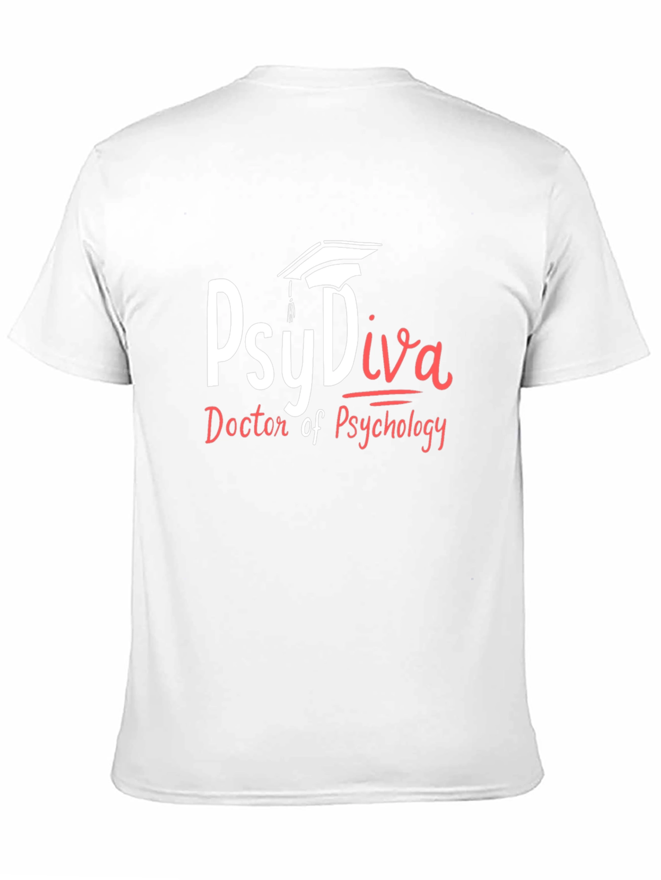 PsyDiva Doctor of Psychology T-Shirt - Black