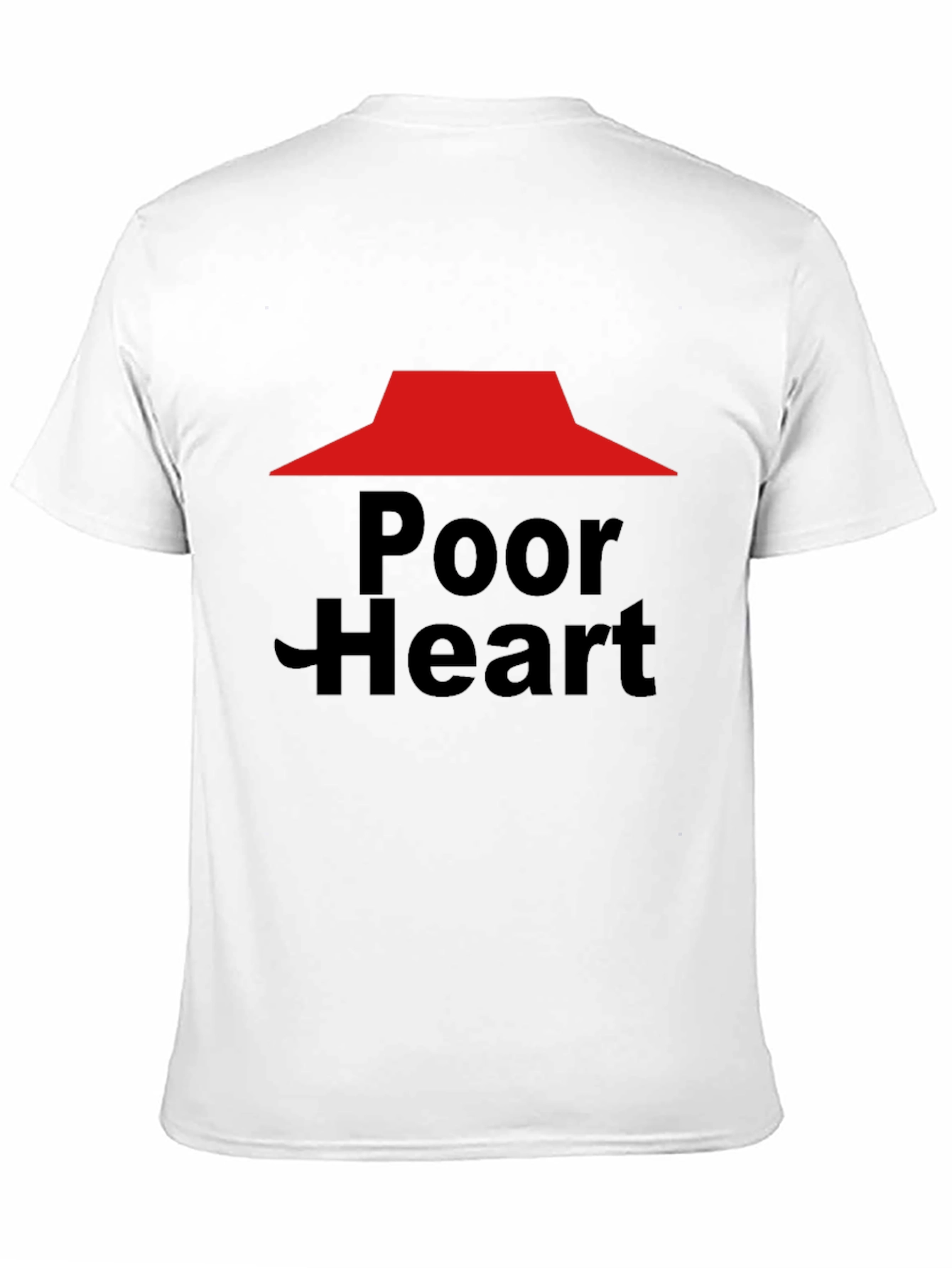 Poor Heart Funny Graphic T-Shirt