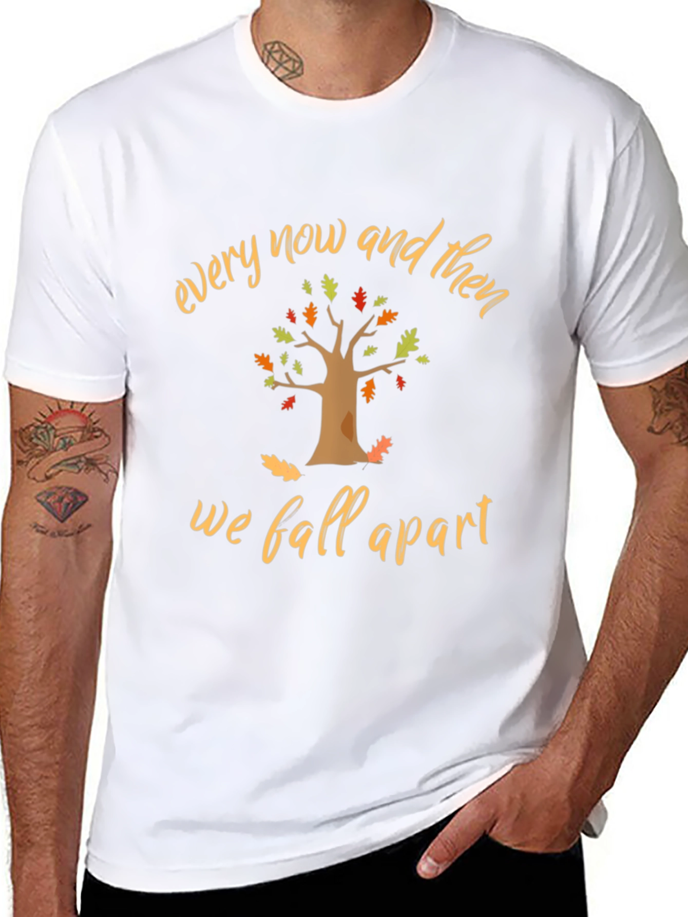Every Now and Then T-Shirt - Fall Season Tee