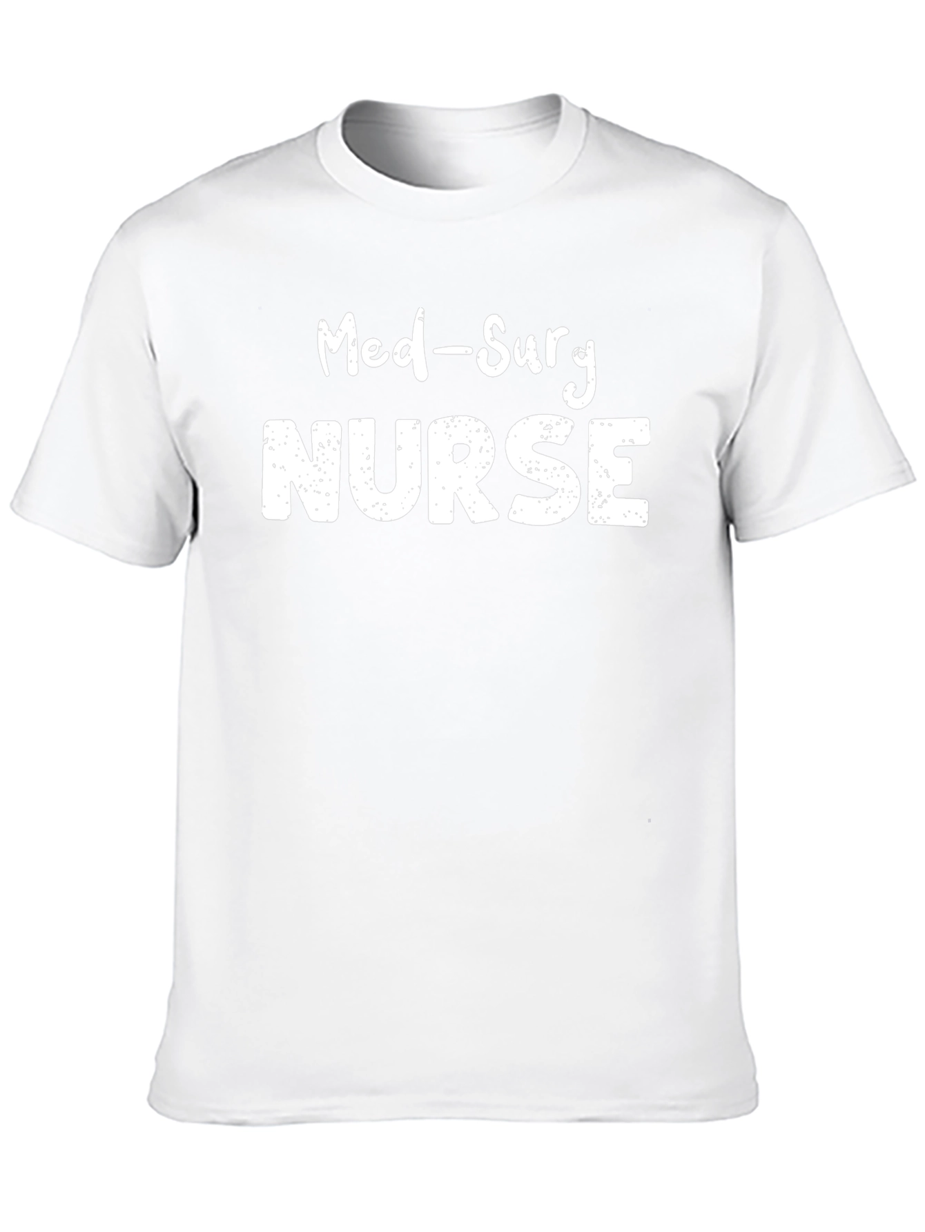 Med-Surg Nurse Graphic Tee - Black Cotton Comfort