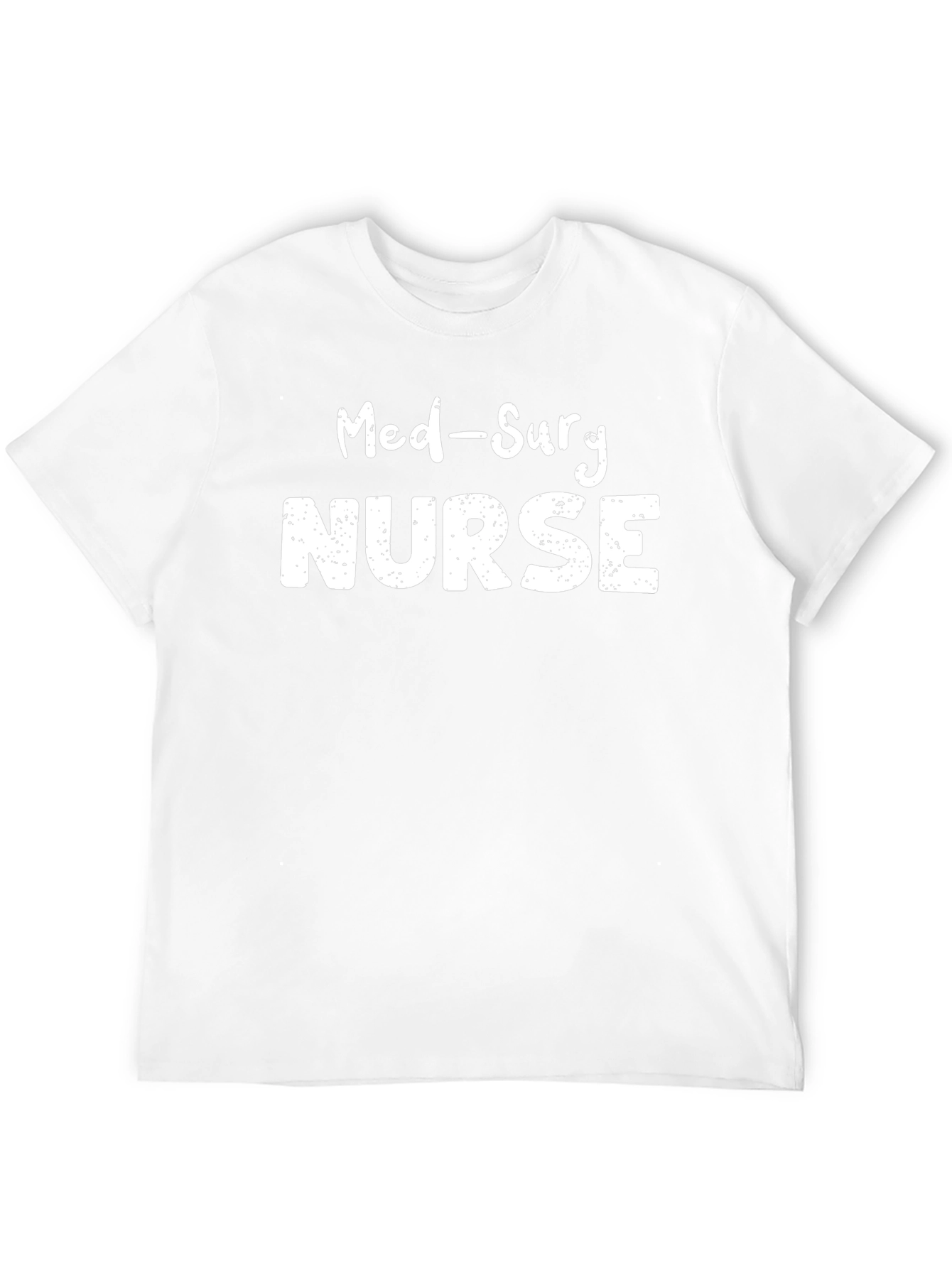 Med-Surg Nurse Graphic Tee - Black Cotton Comfort
