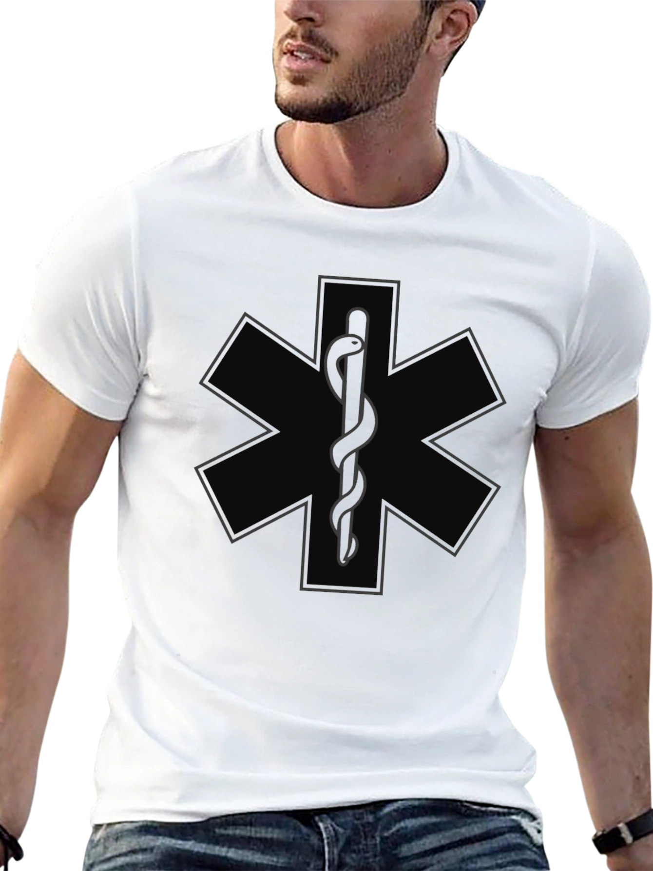 Star of Life EMT T-Shirt - Black