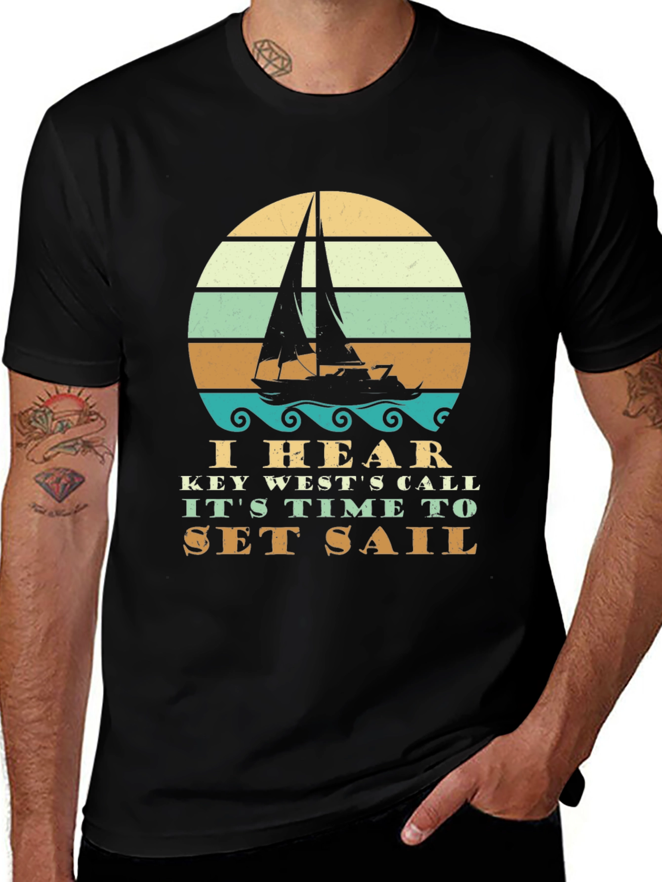 Key West Sailing T-Shirt - Set Sail!