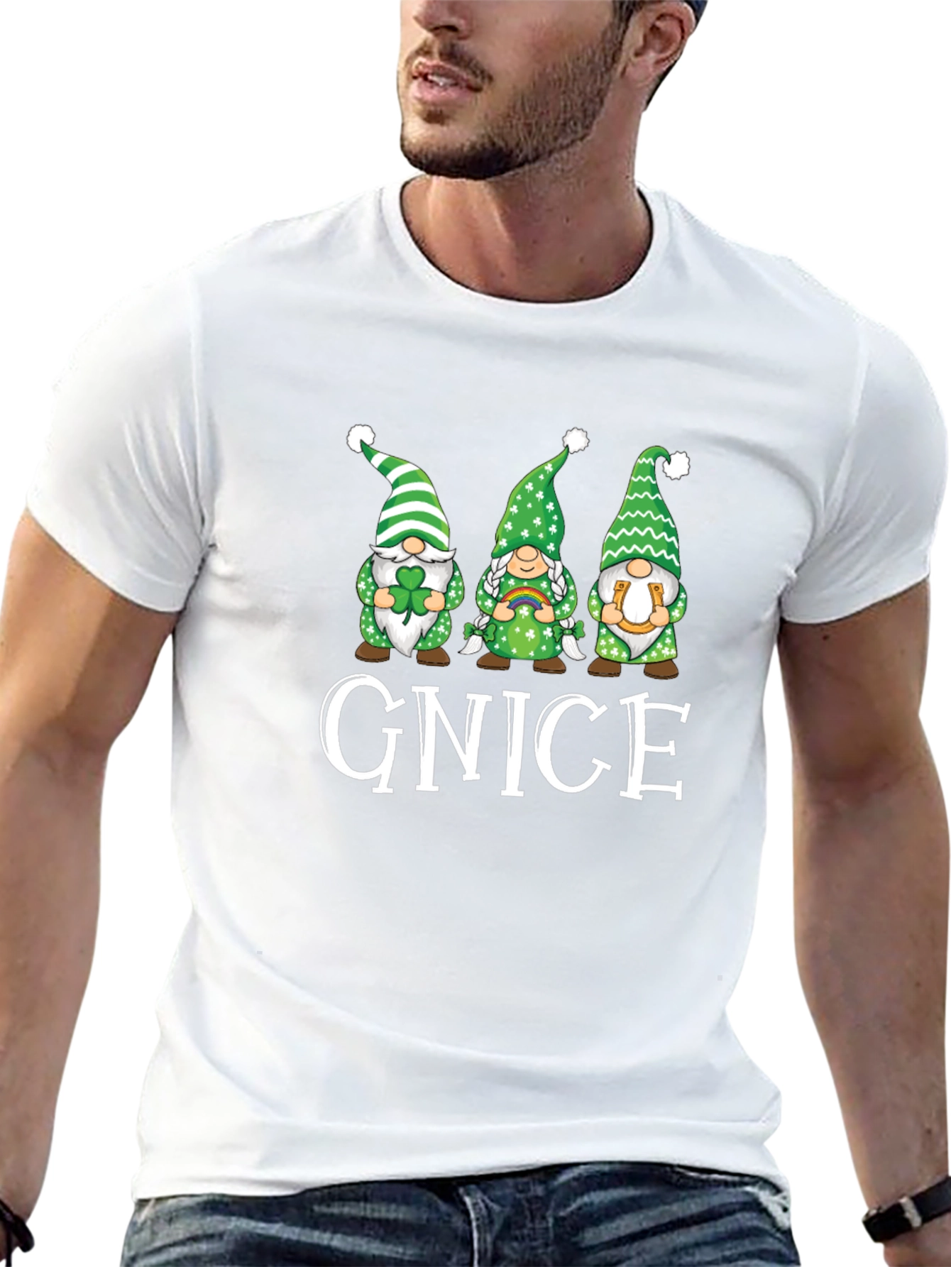 Gnice St. Patricks Day Gnomes T-Shirt
