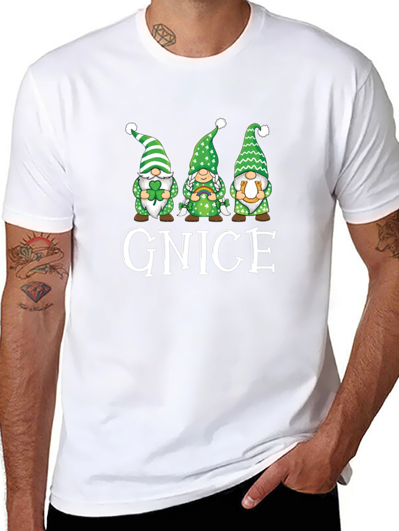 Gnice St. Patricks Day Gnomes T-Shirt