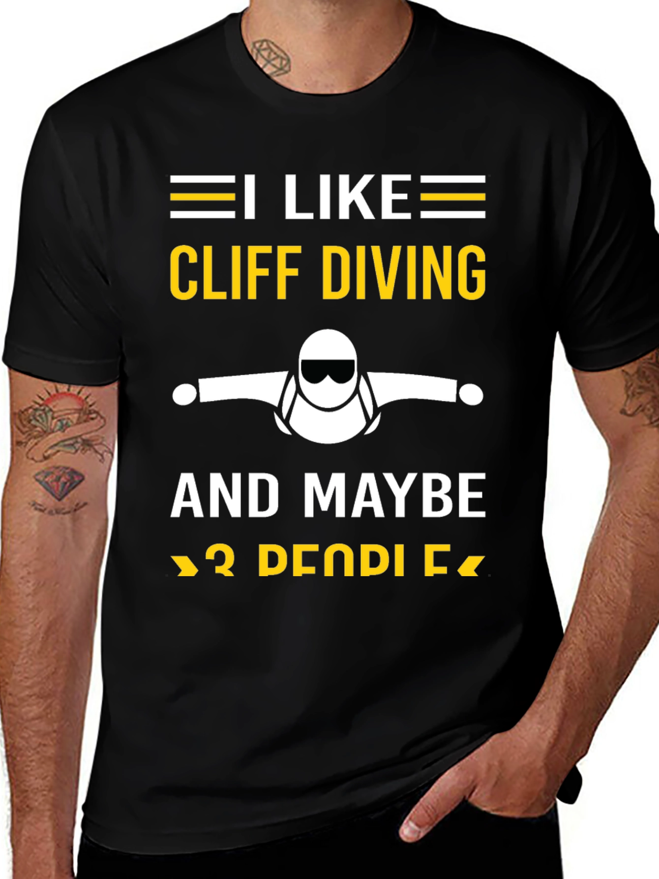 I Like Cliff Diving Funny T-Shirt