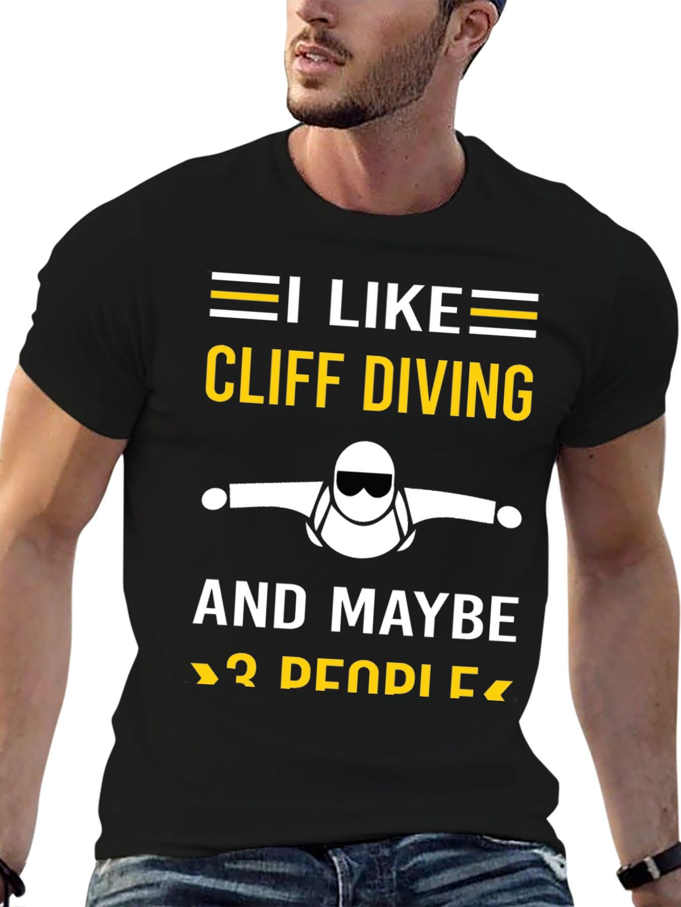 I Like Cliff Diving Funny T-Shirt
