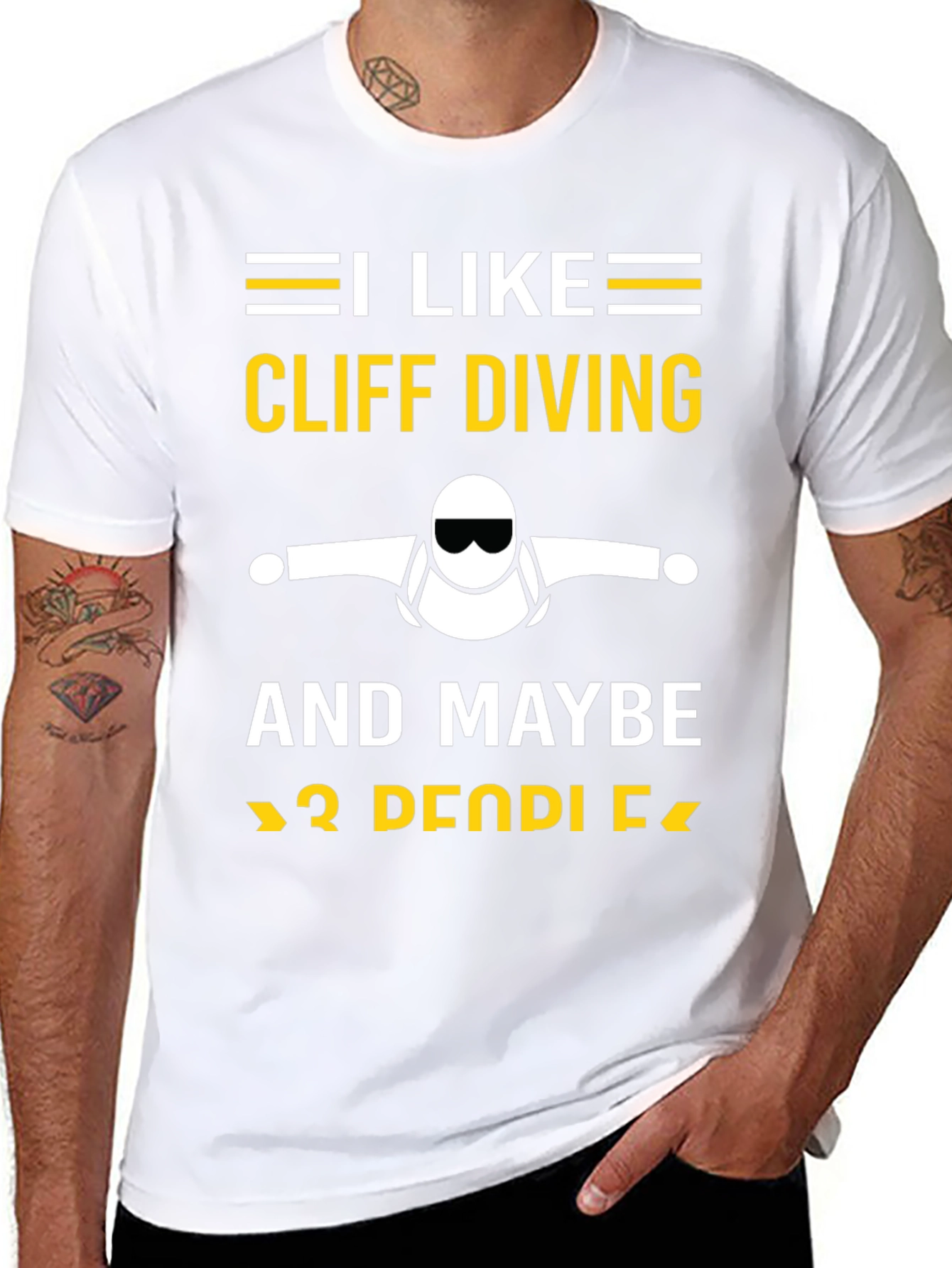 I Like Cliff Diving Funny T-Shirt