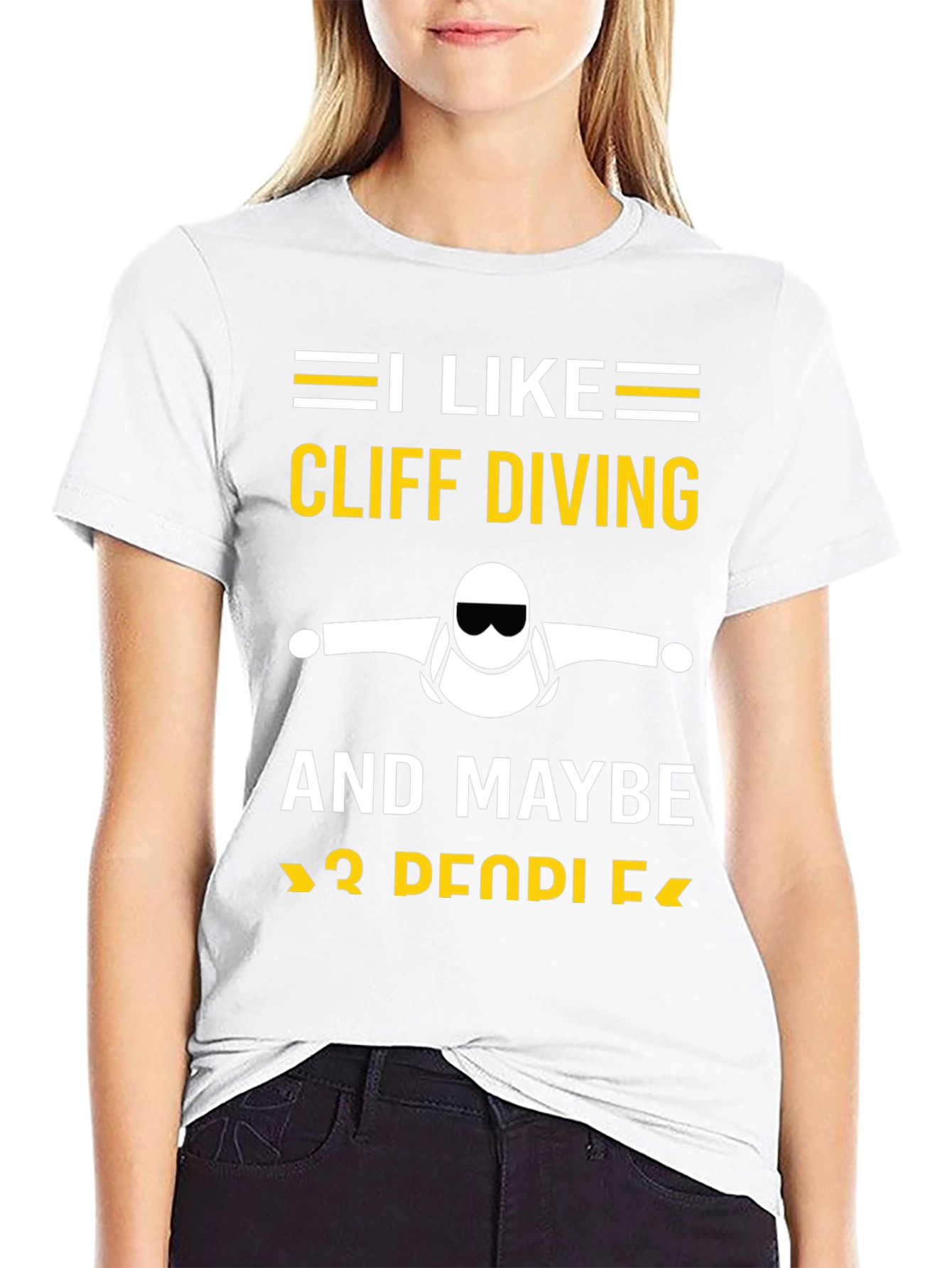 I Like Cliff Diving Funny T-Shirt