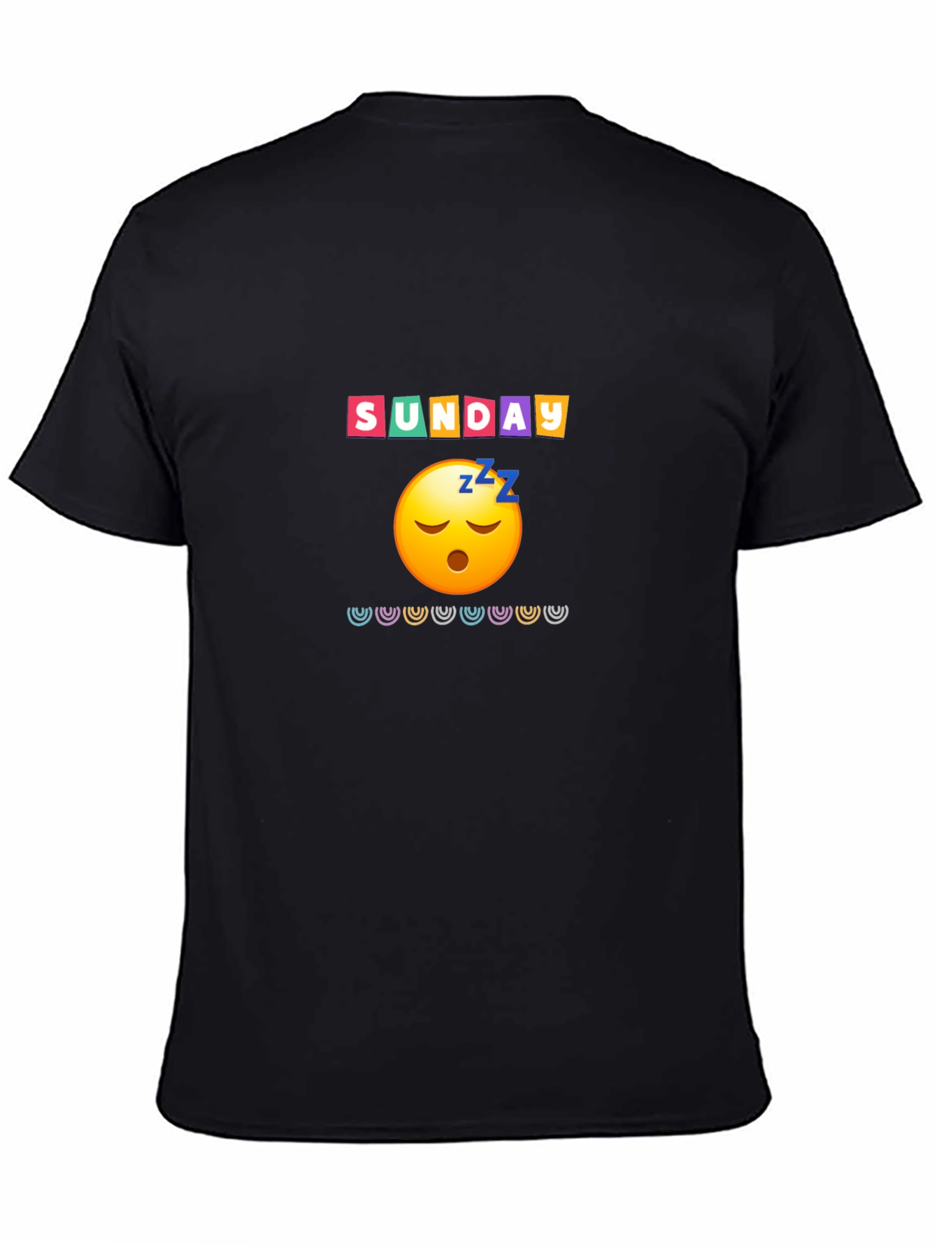 Lazy Sunday Emoji Graphic Tee - Relaxed Fit