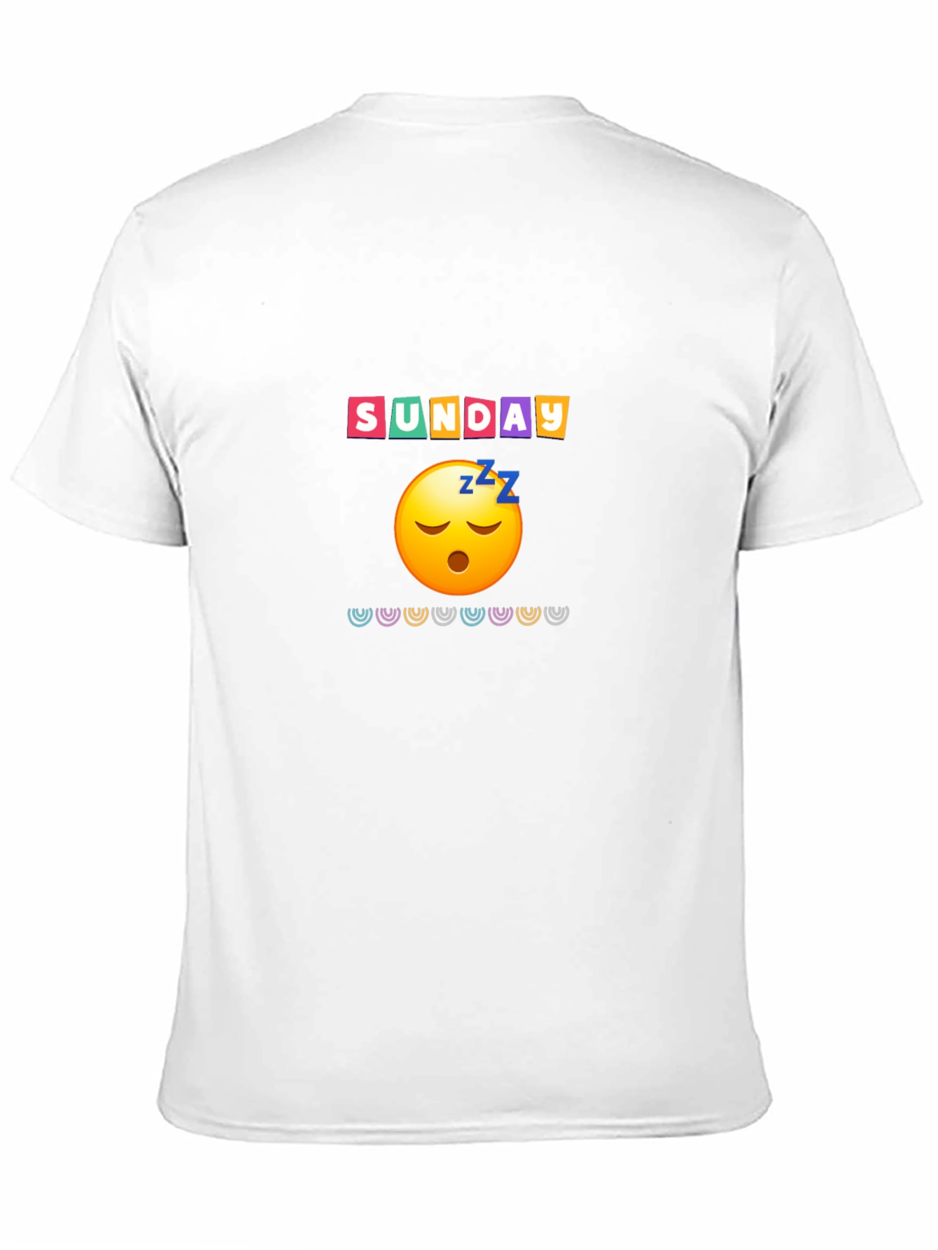 Lazy Sunday Emoji Graphic Tee - Relaxed Fit