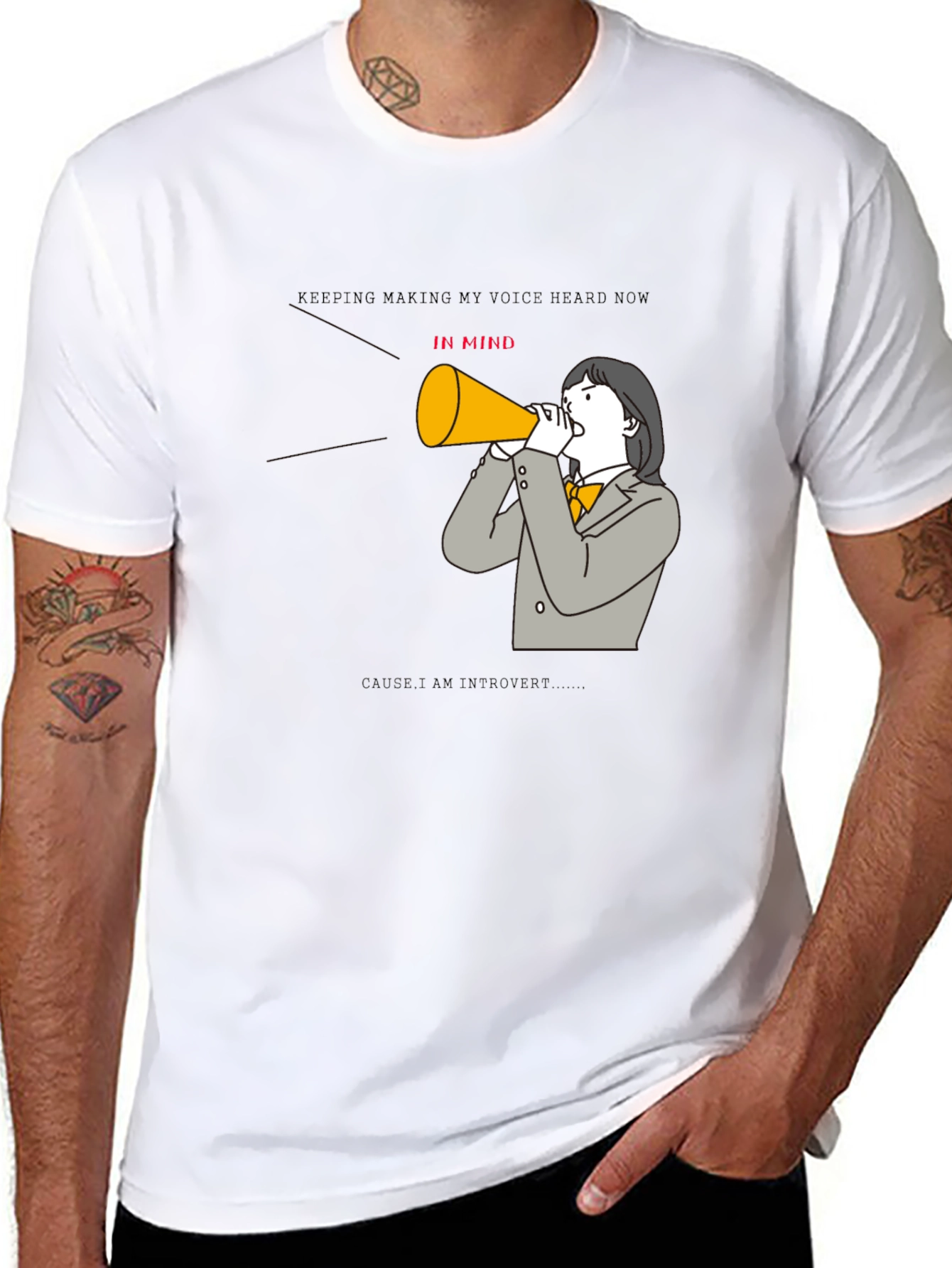Introvert Voice T-Shirt - Hear Me Now