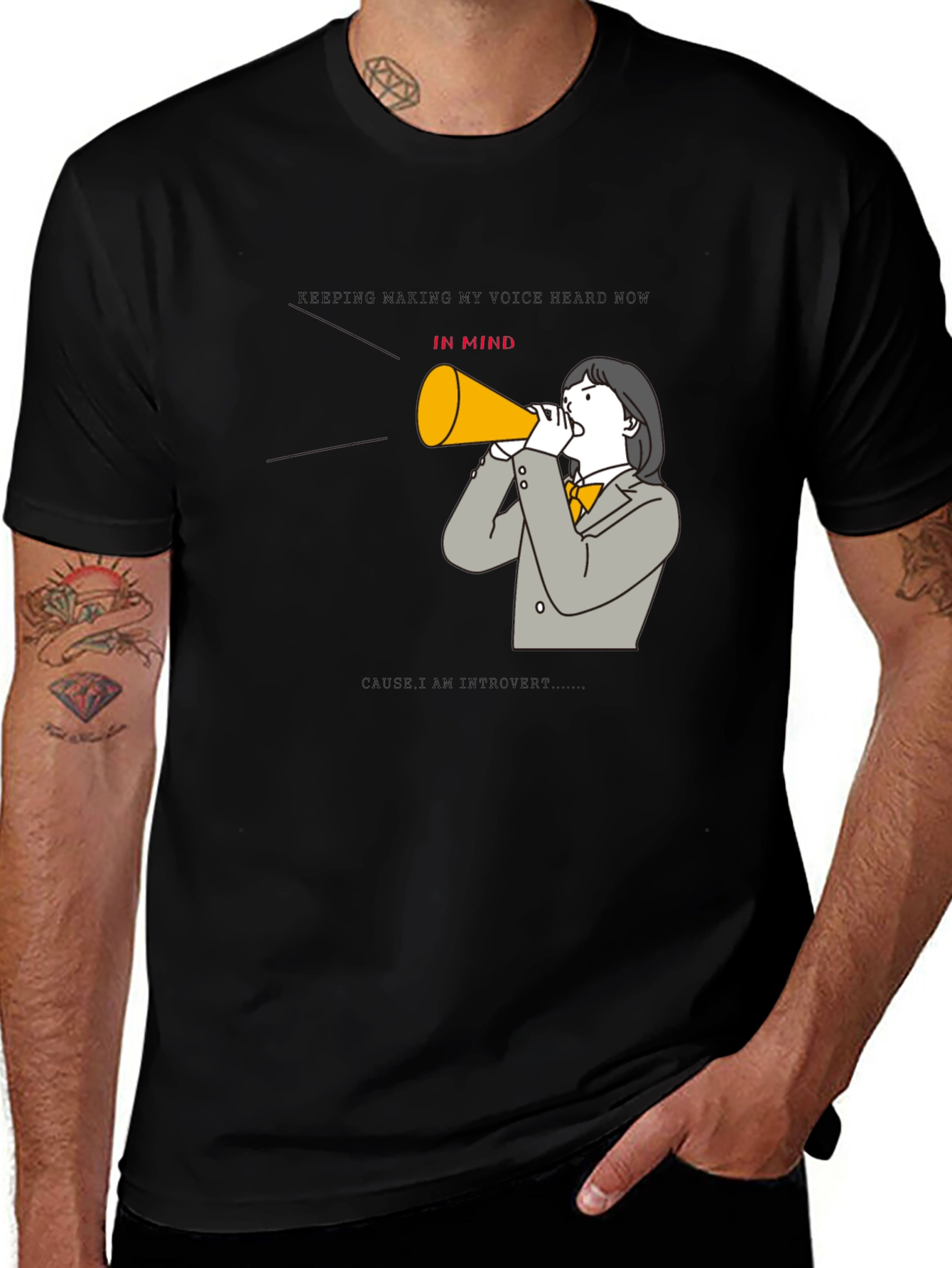 Introvert Voice T-Shirt - Hear Me Now