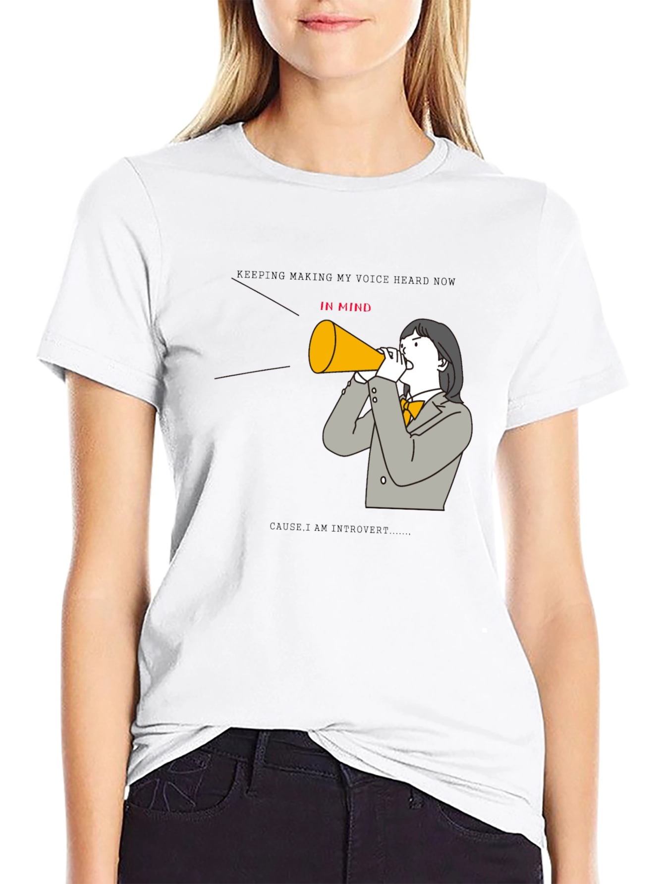 Introvert Voice T-Shirt - Hear Me Now