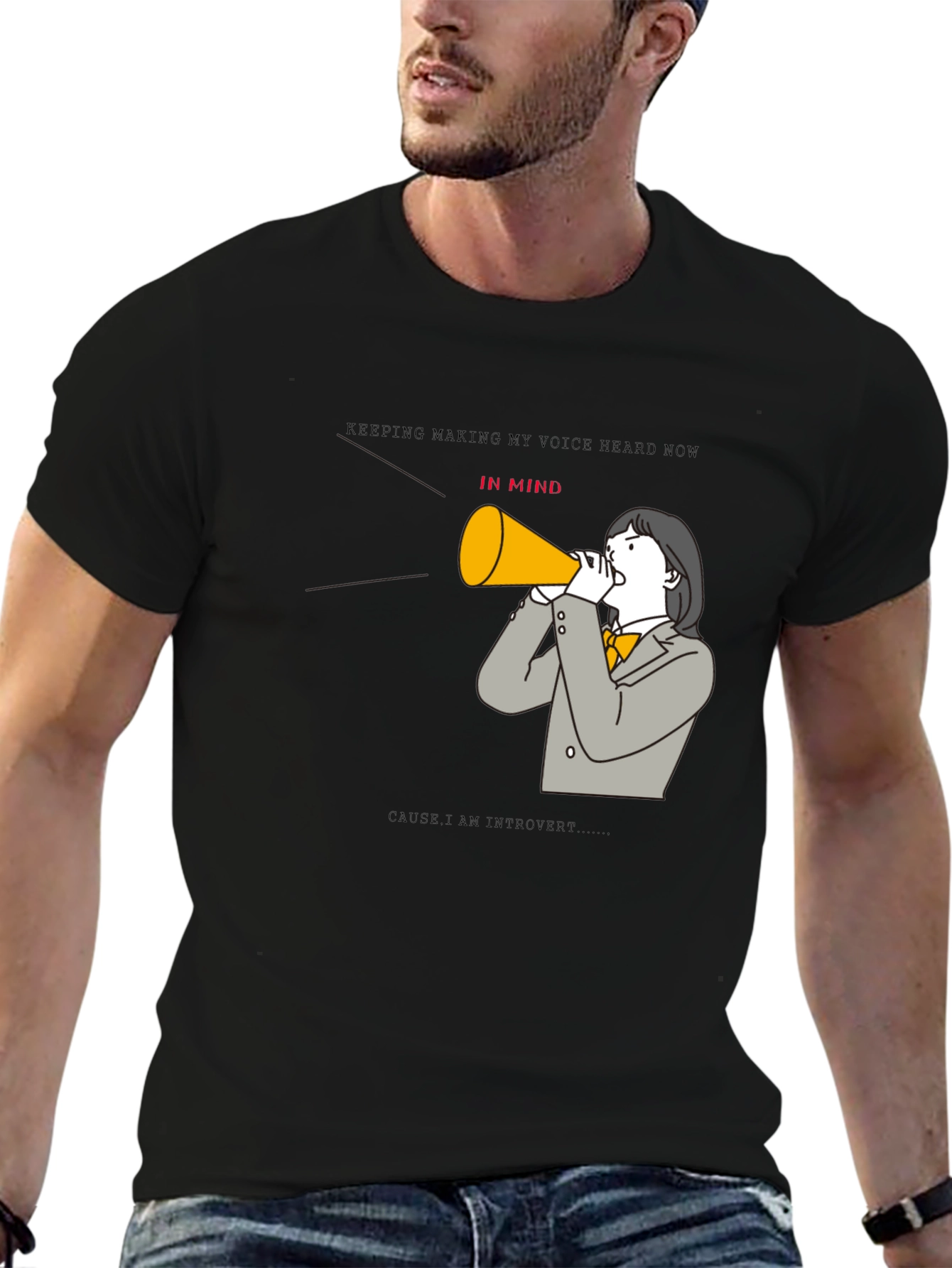 Introvert Voice T-Shirt - Hear Me Now