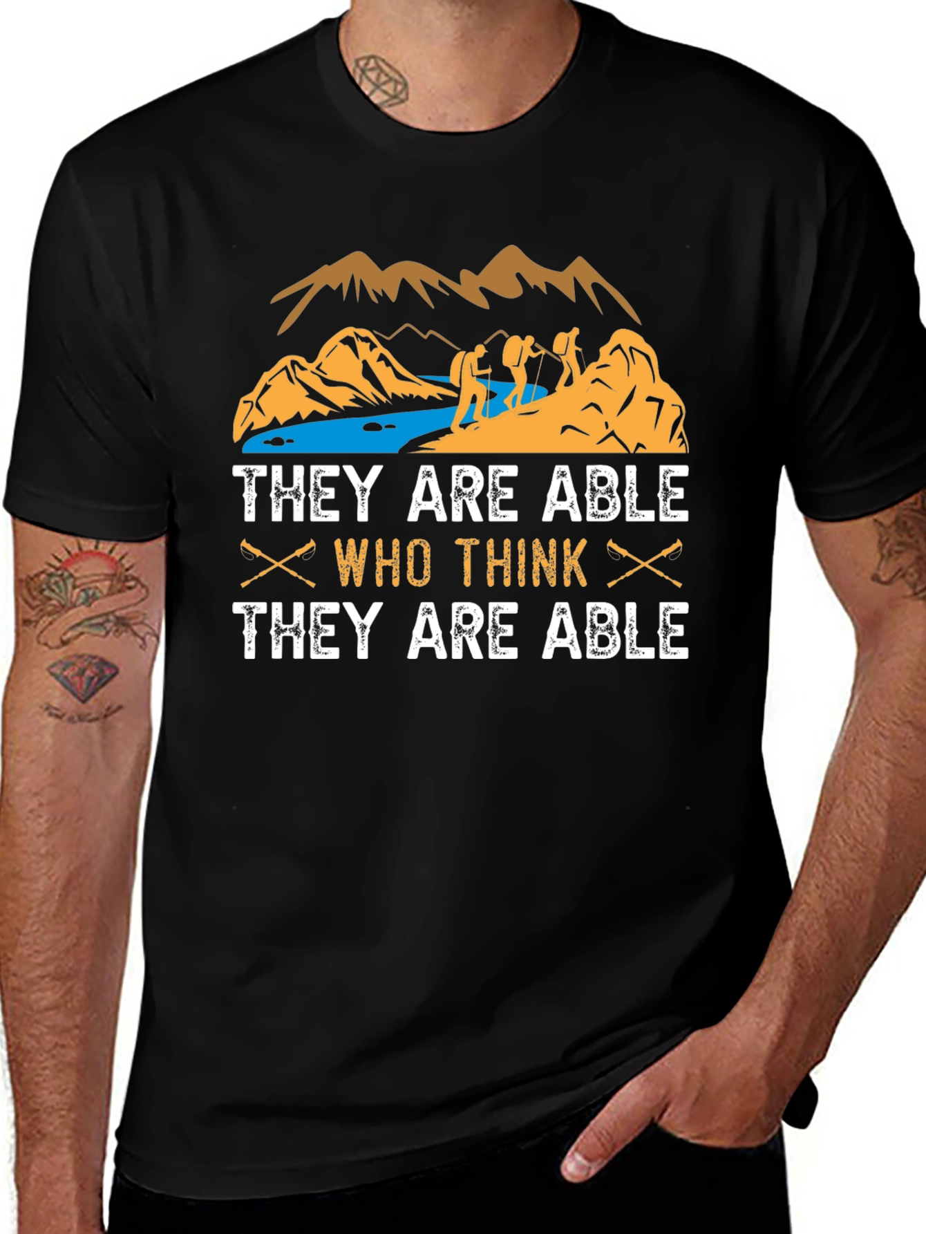 Hiking Adventure T-Shirt - They Are Able Design