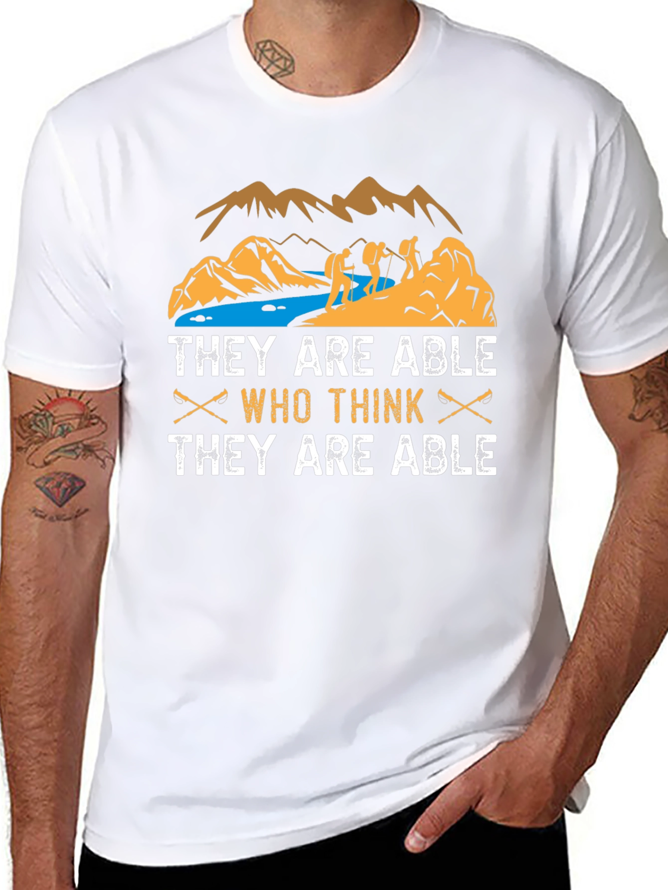 Hiking Adventure T-Shirt - They Are Able Design