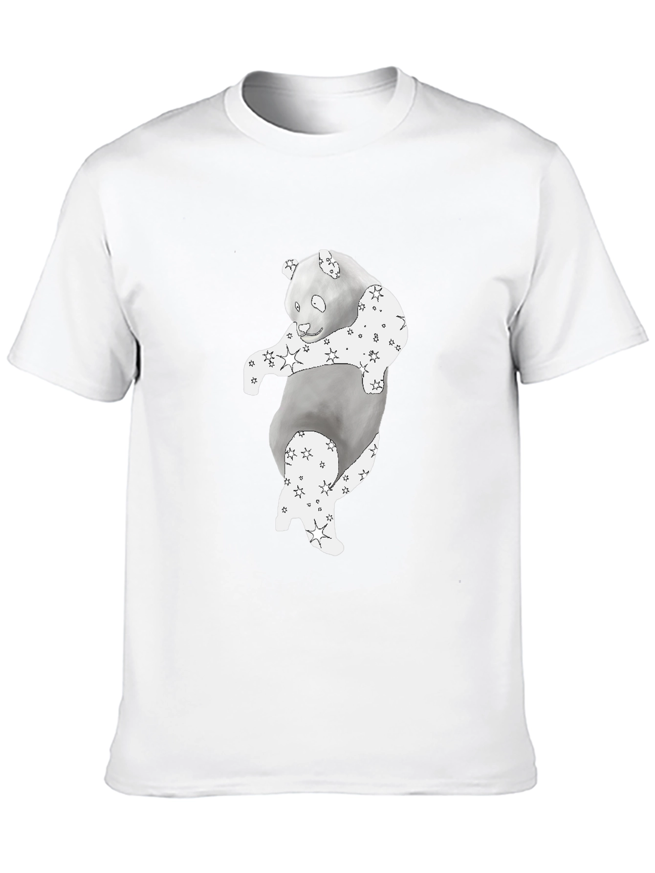 Panda Graphic T-Shirt - Black Cotton Tee