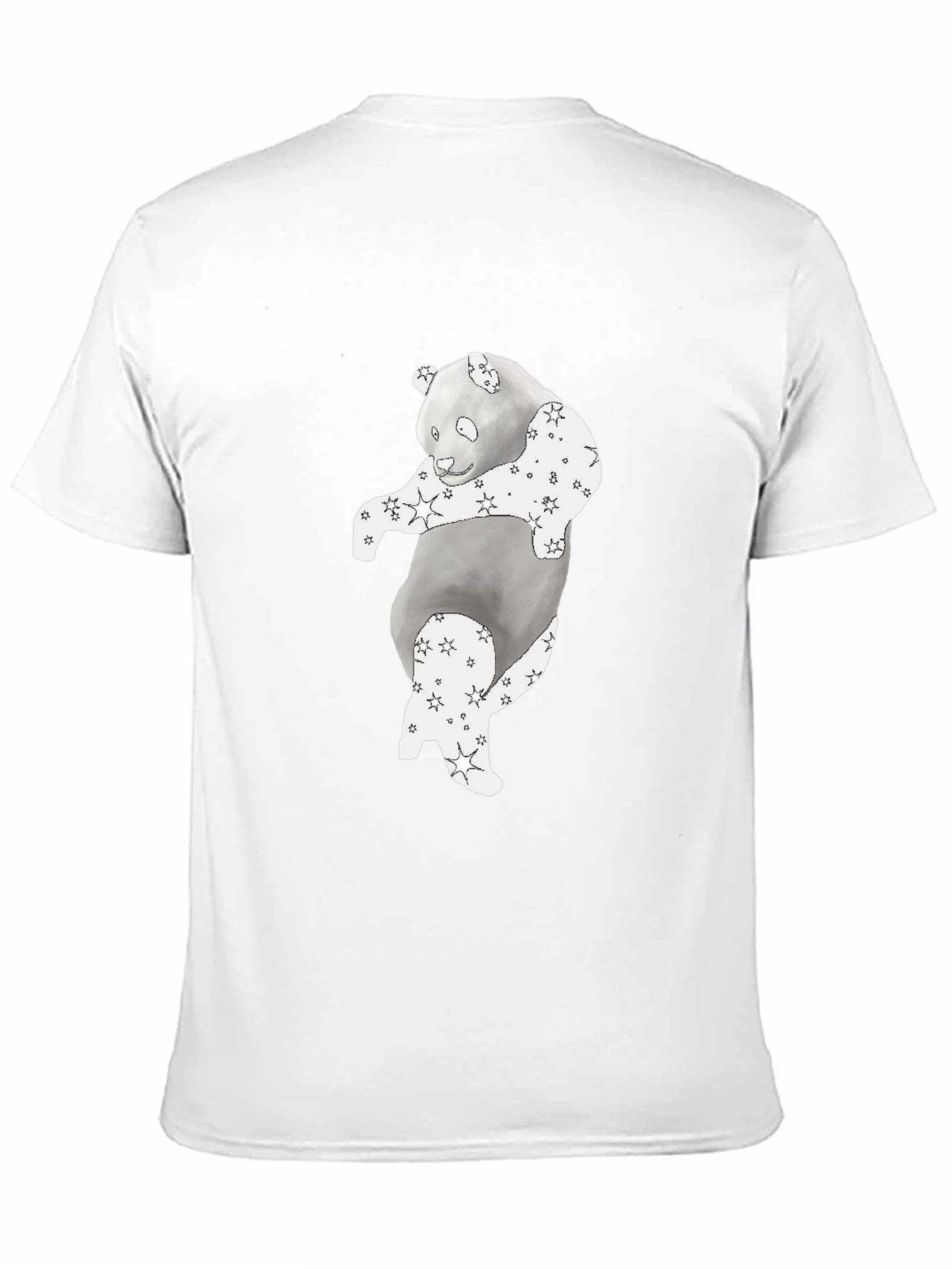 Panda Graphic T-Shirt - Black Cotton Tee