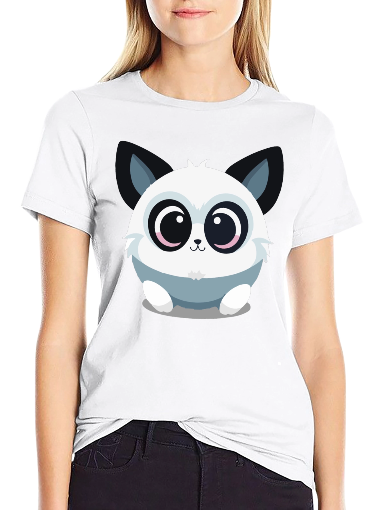 Cute Kawaii Cartoon Animal Graphic Tee