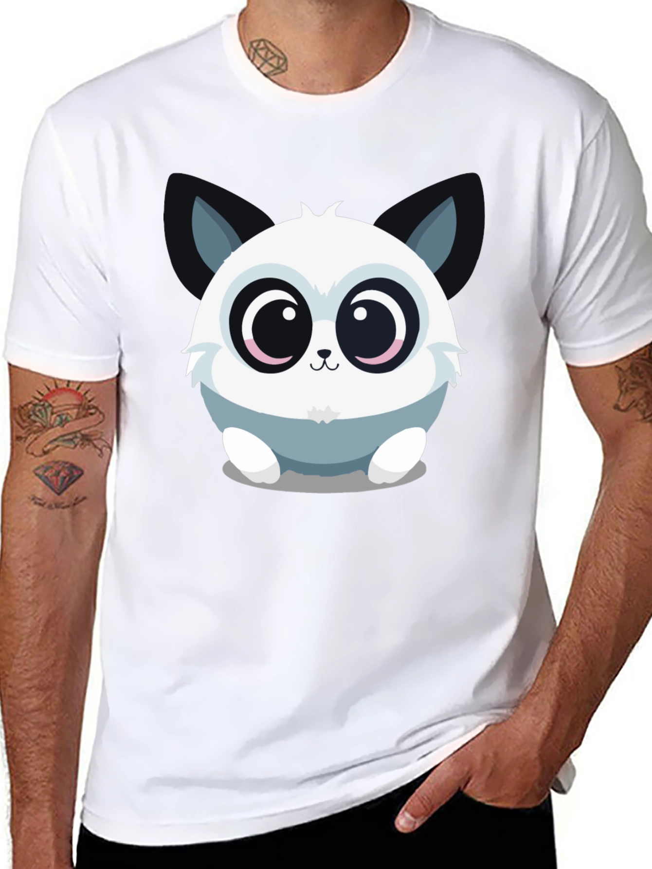 Cute Kawaii Cartoon Animal Graphic Tee