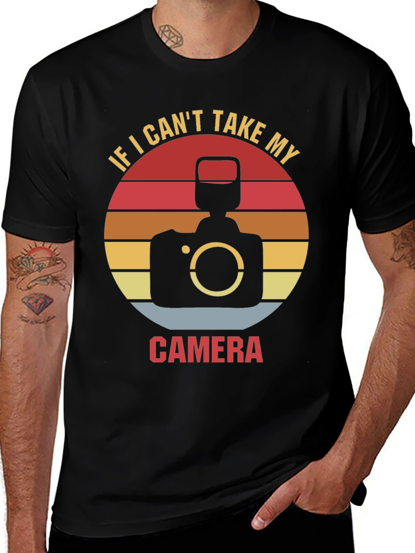 Retro Camera Graphic Tee - Photographer Gift