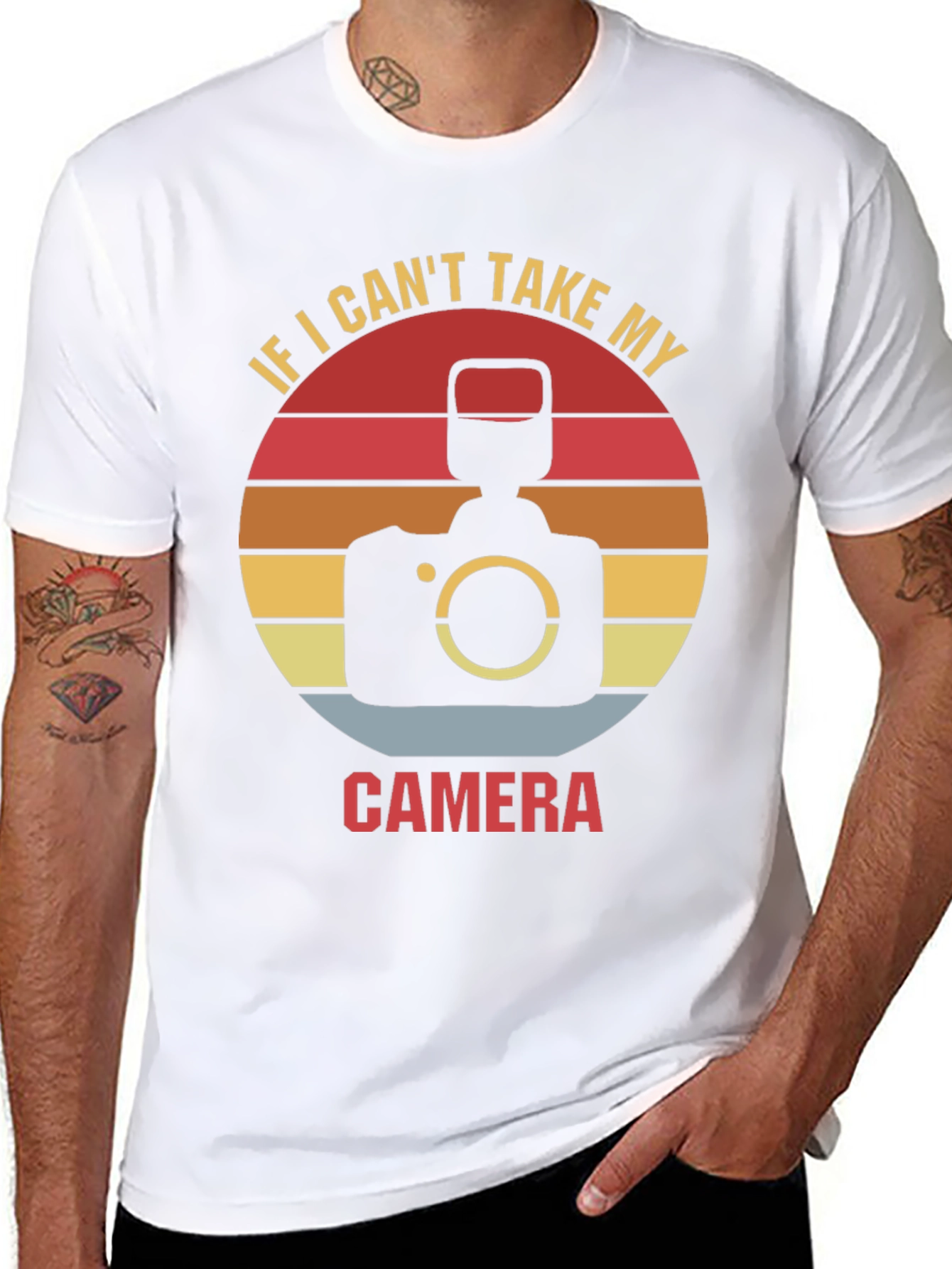Retro Camera Graphic Tee - Photographer Gift