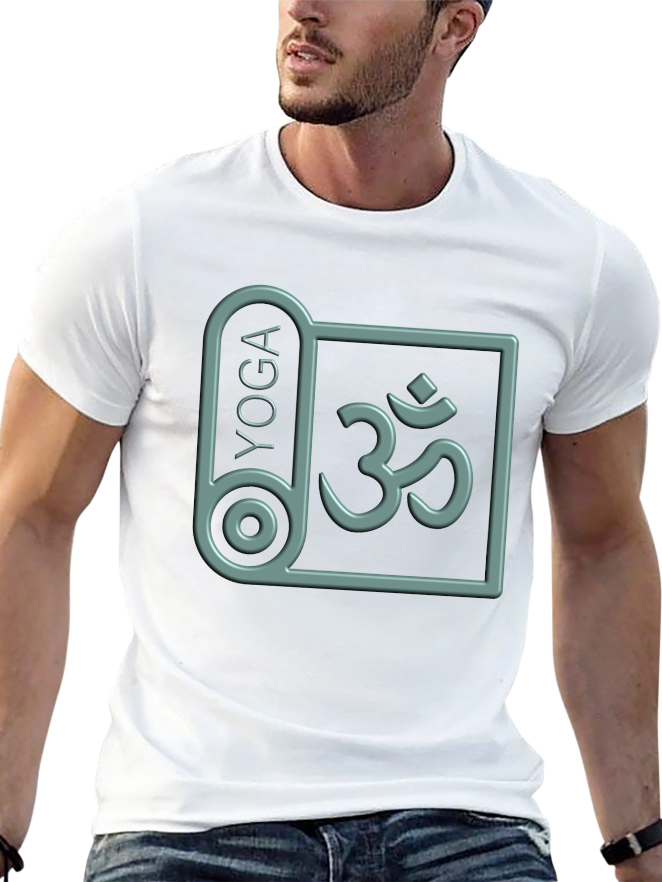 Yoga Om Symbol Graphic T-Shirt