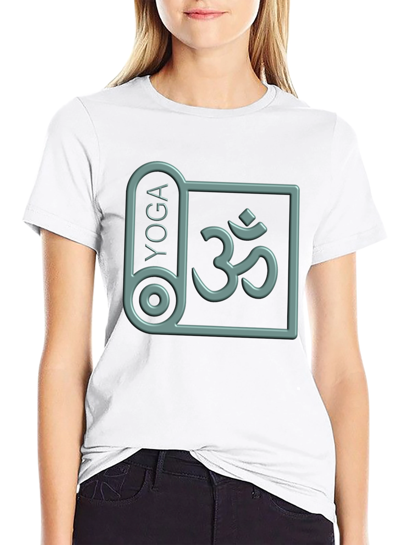 Yoga Om Symbol Graphic T-Shirt
