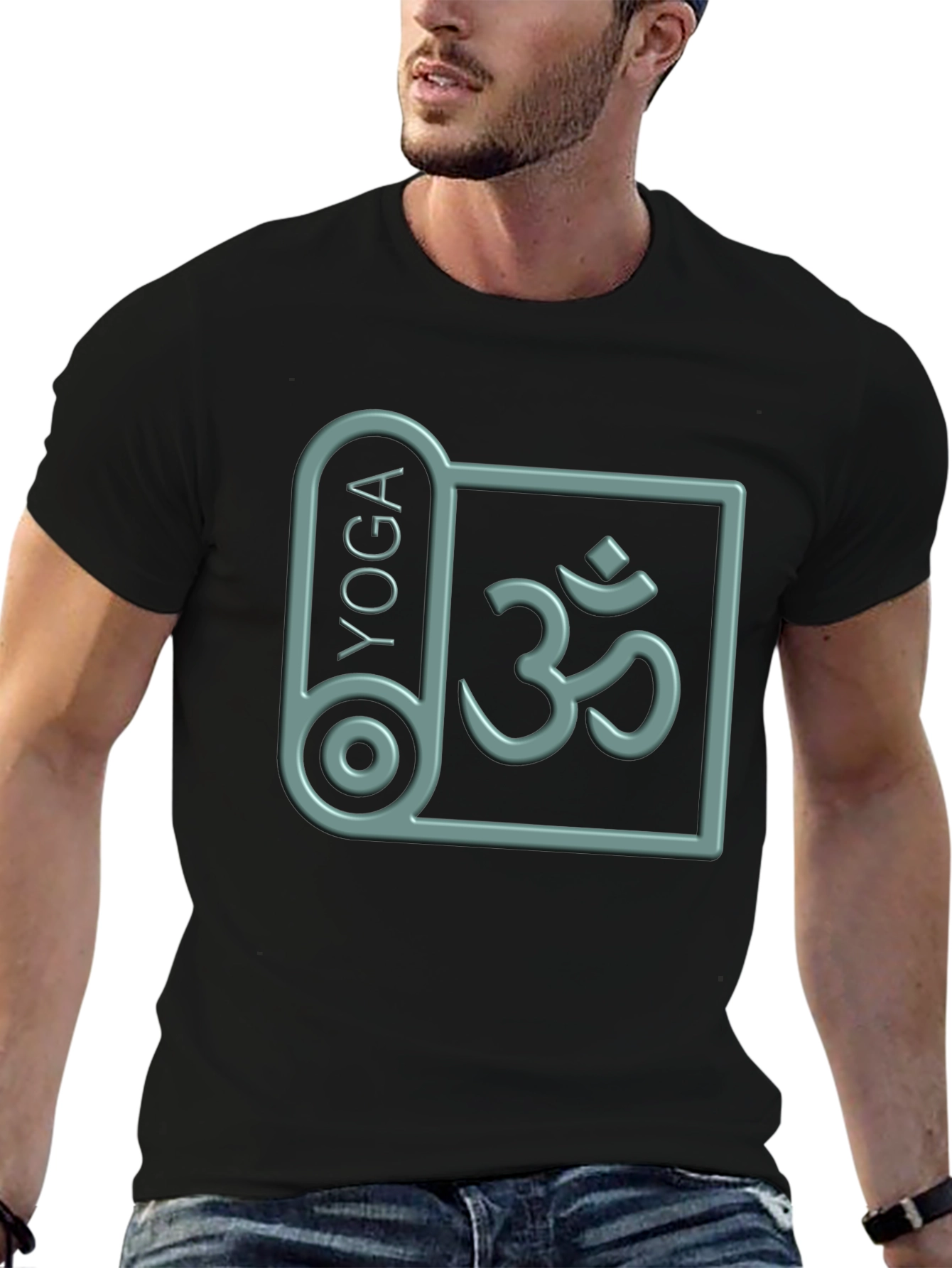 Yoga Om Symbol Graphic T-Shirt