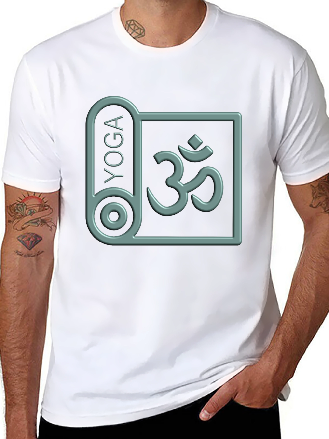 Yoga Om Symbol Graphic T-Shirt