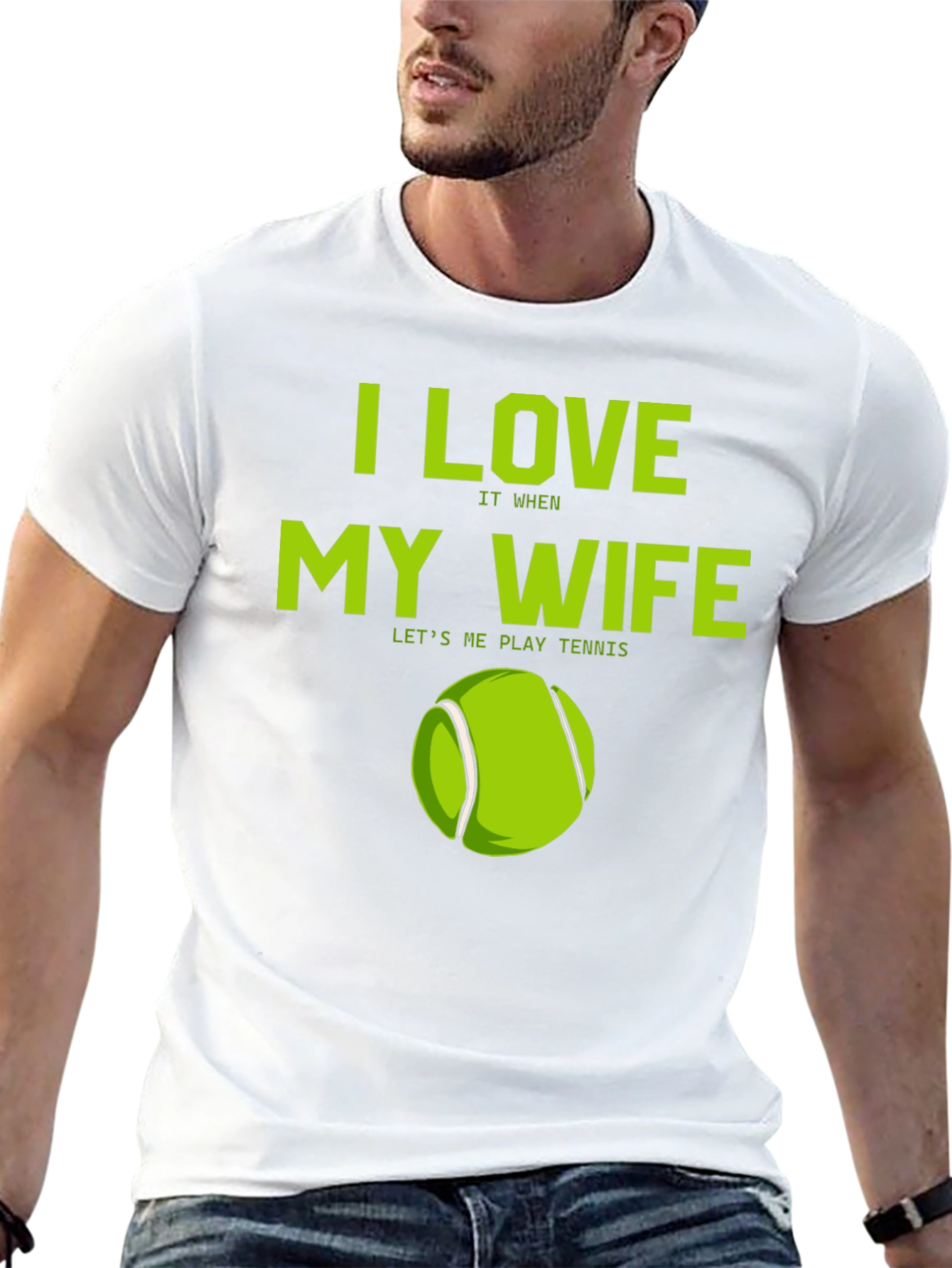 I Love My Wife Tennis T-Shirt