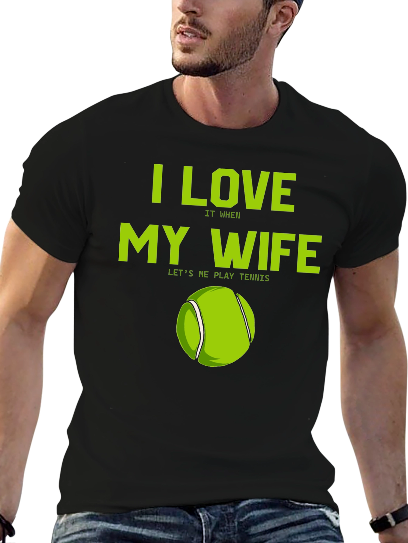 I Love My Wife Tennis T-Shirt