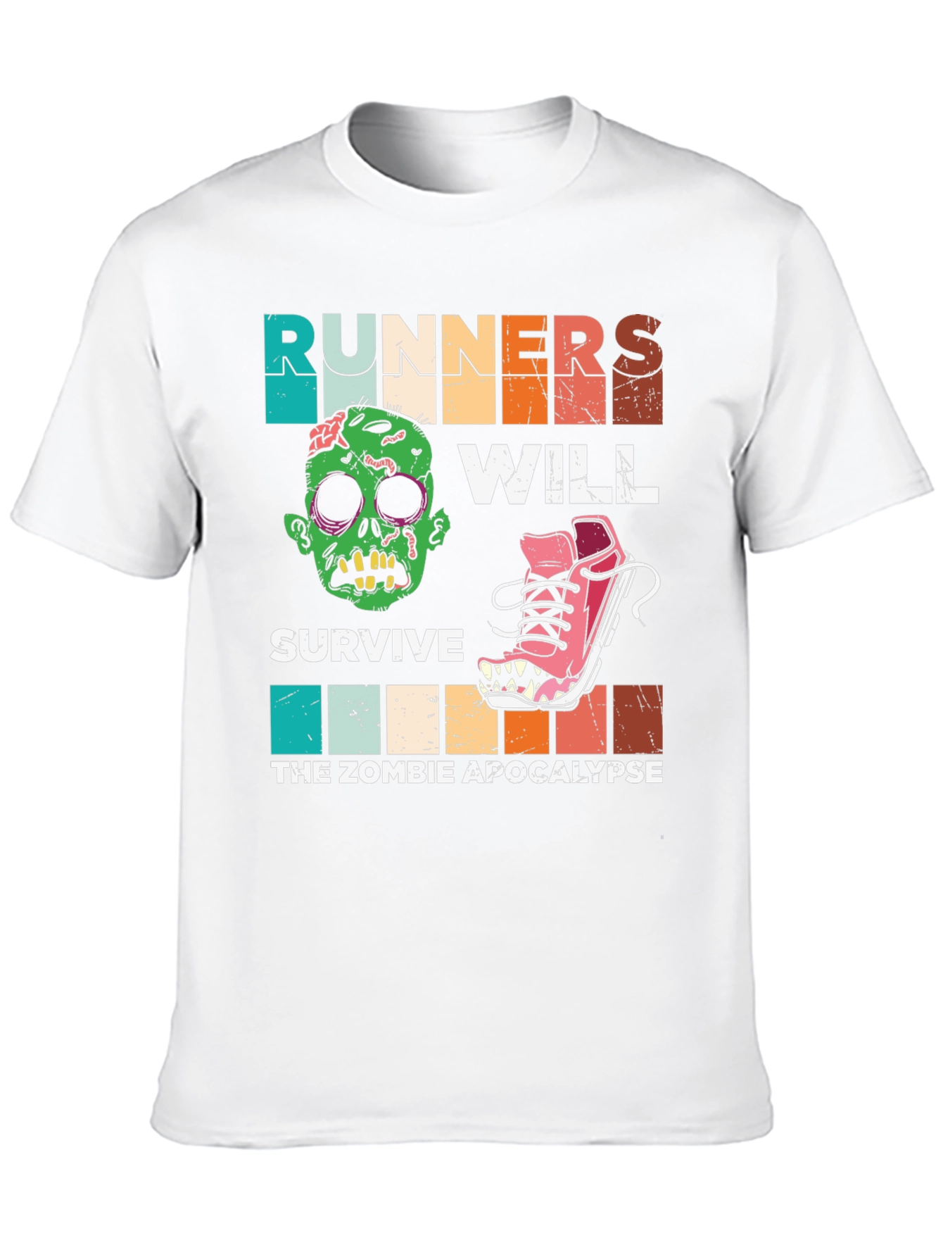 Runners Zombie Apocalypse T-Shirt - Survive in Style!