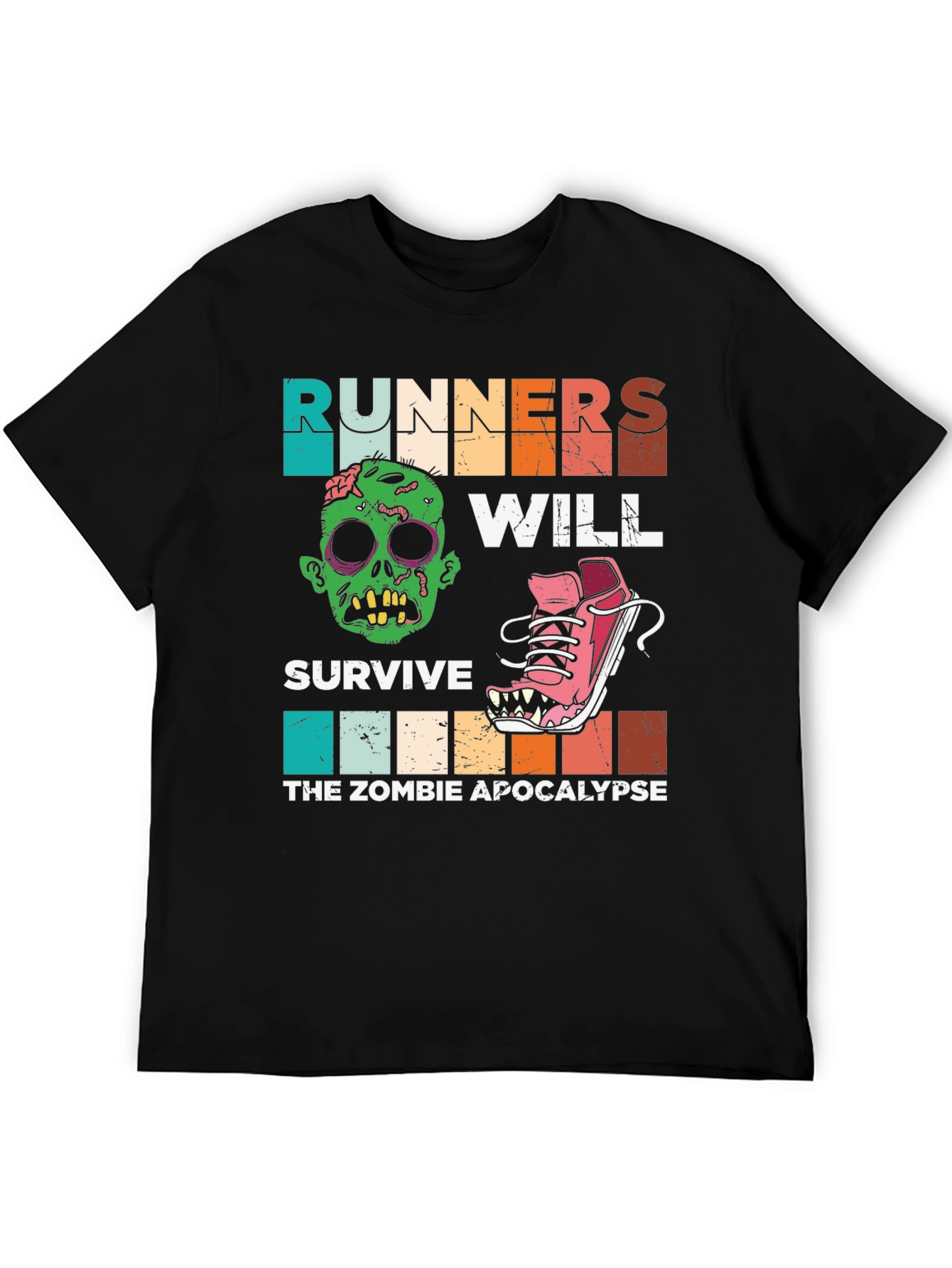 Runners Zombie Apocalypse T-Shirt - Survive in Style!