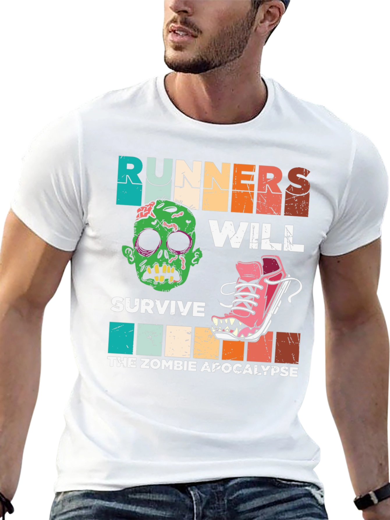 Runners Zombie Apocalypse T-Shirt - Survive in Style!