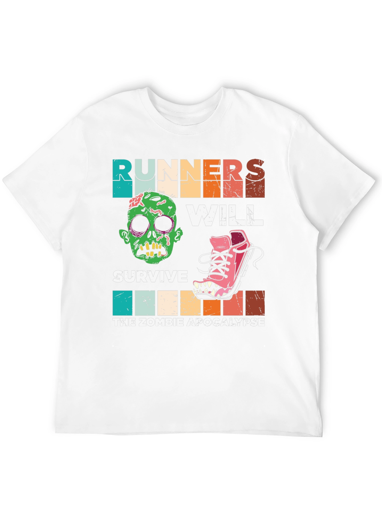 Runners Zombie Apocalypse T-Shirt - Survive in Style!