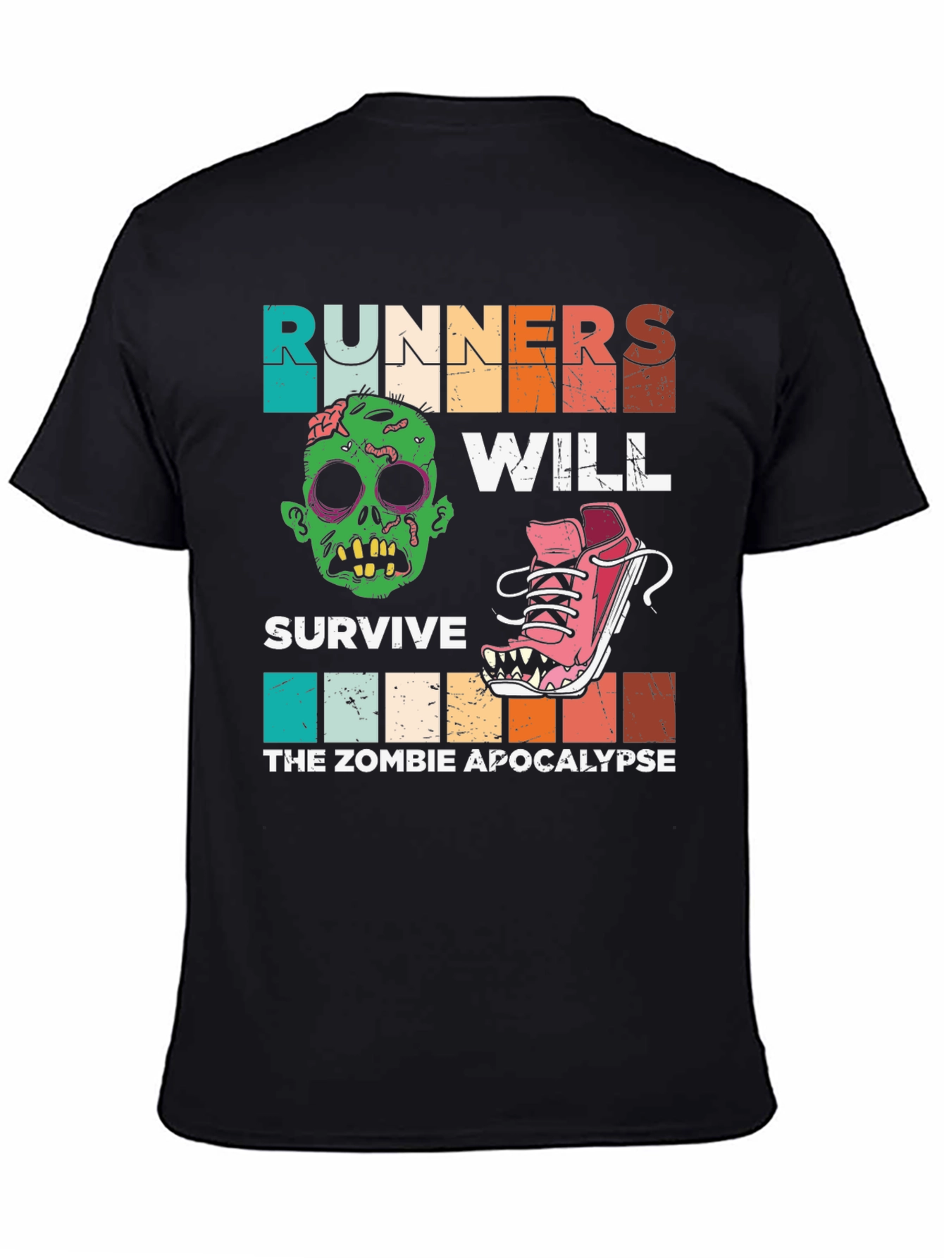 Runners Zombie Apocalypse T-Shirt - Survive in Style!
