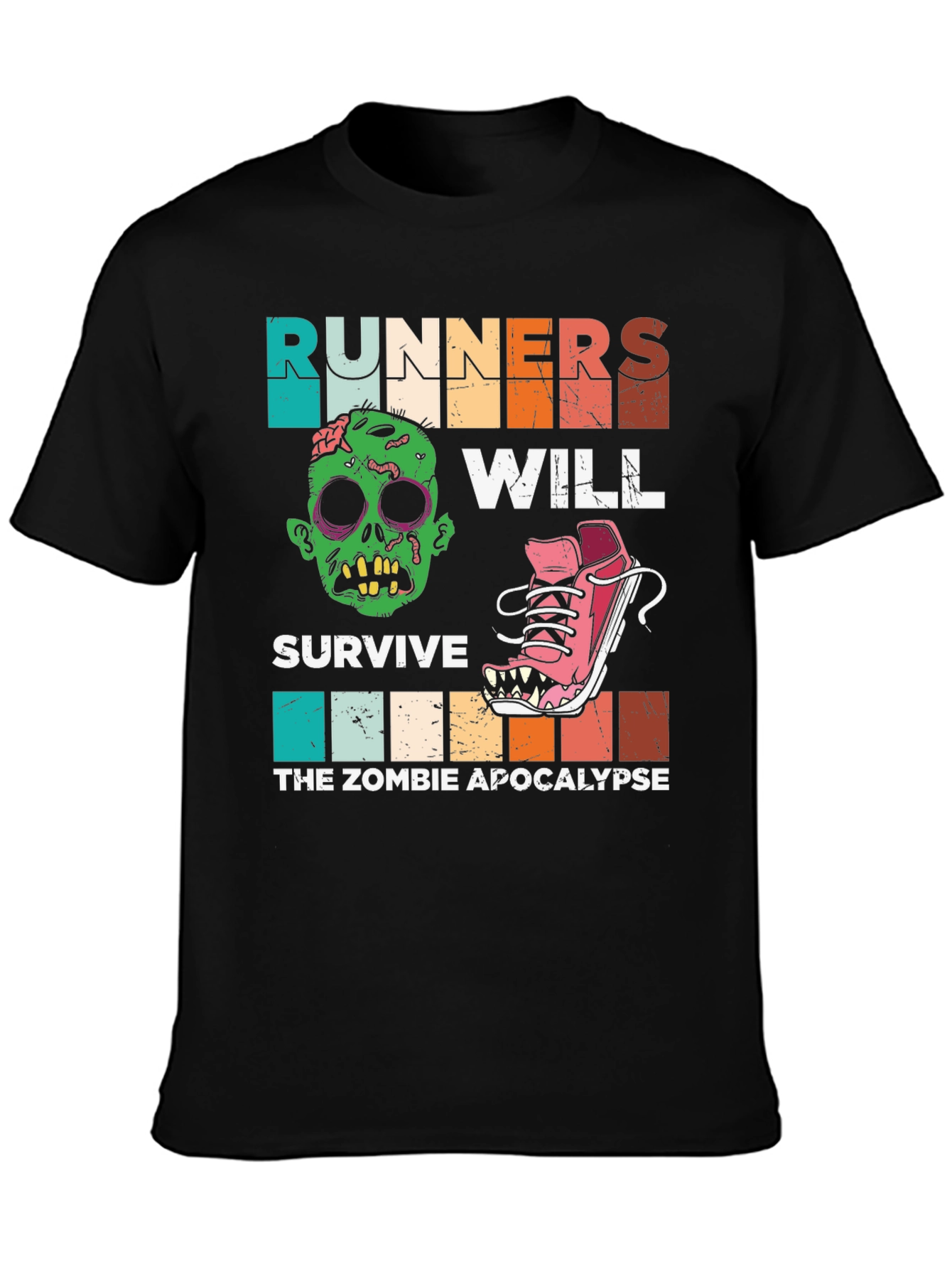 Runners Zombie Apocalypse T-Shirt - Survive in Style!