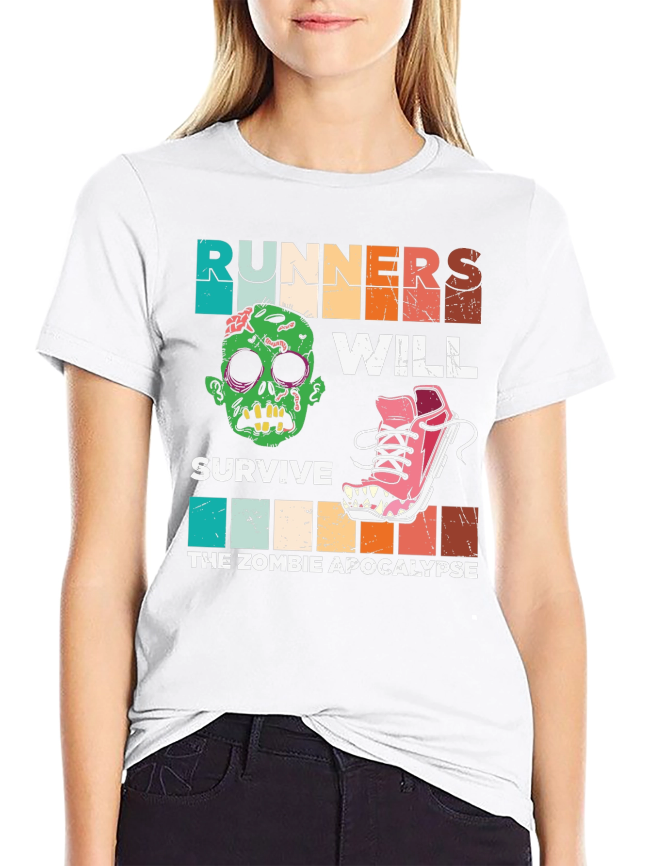 Runners Zombie Apocalypse T-Shirt - Survive in Style!