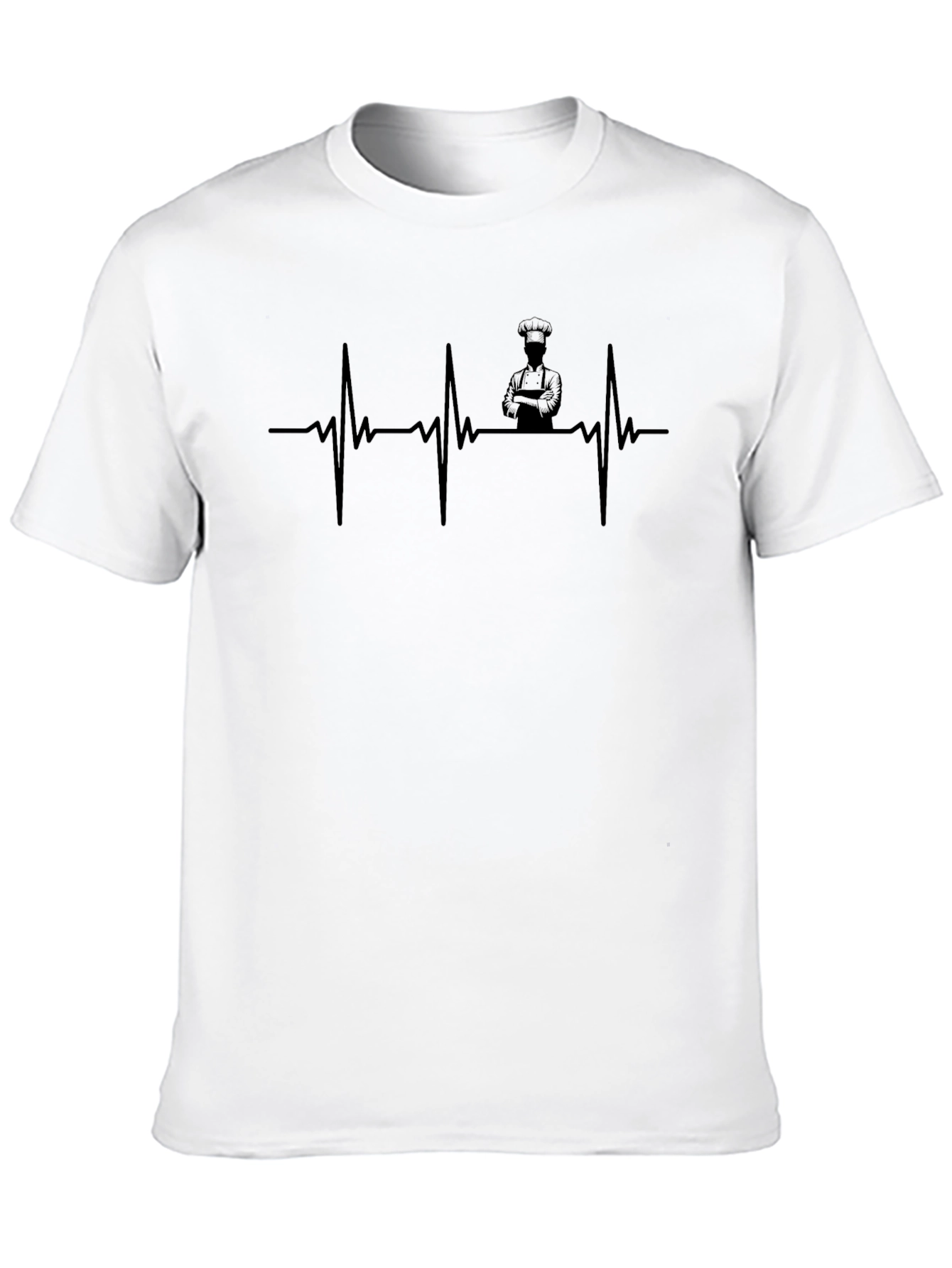 Chef Heartbeat T-Shirt - Culinary Passion Tee
